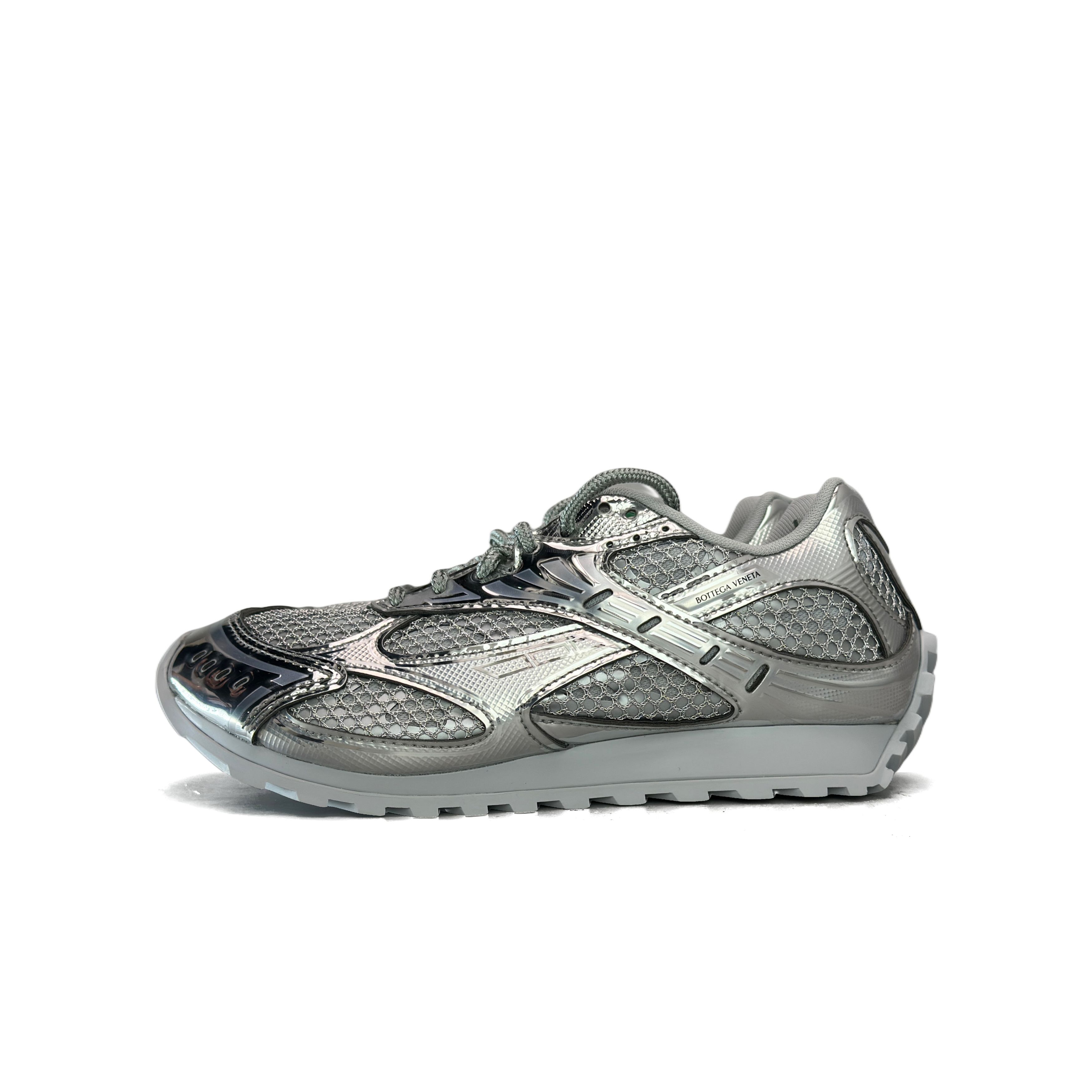 Bottega Veneta Bottega Veneta Orbit Sneakers Silver Size 37 Size US 7 / IT 37 - 1 Thumbnail