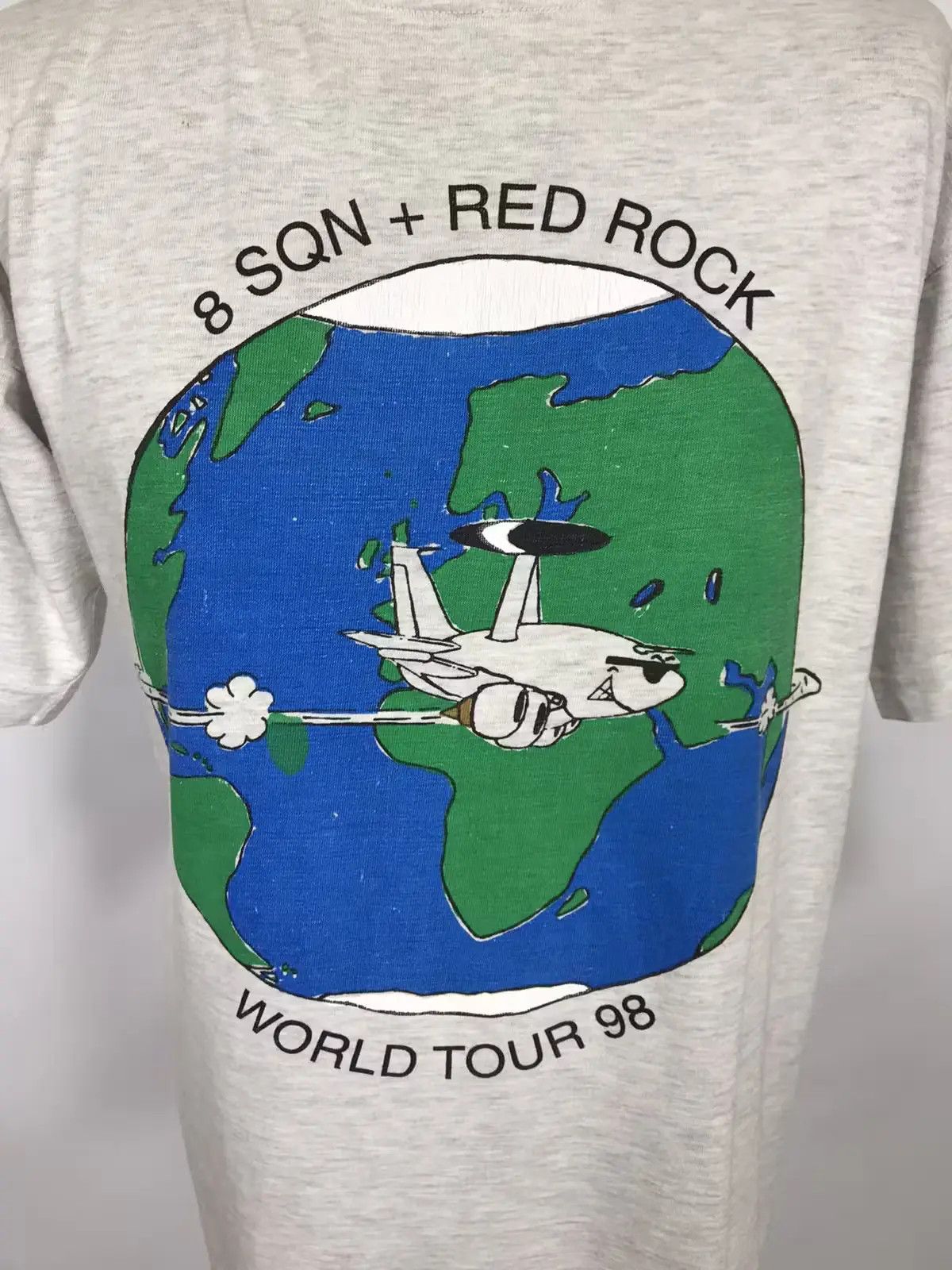Band Tees × Vintage 8 SQN + RED ROCK world tour 1998 tee size L Size US L / EU 52-54 / 3 - 3 Thumbnail