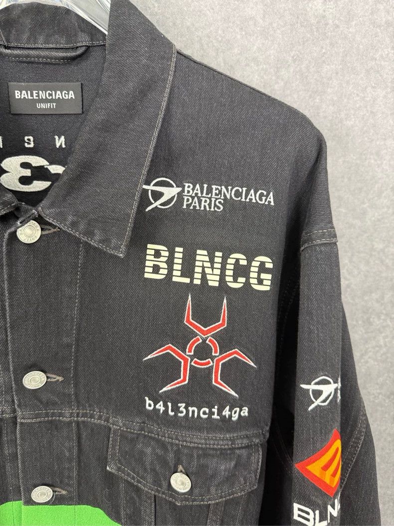 Balenciaga Balenciaga Game badge denim jacket Size US XS / EU 42 / 0 - 6 Thumbnail