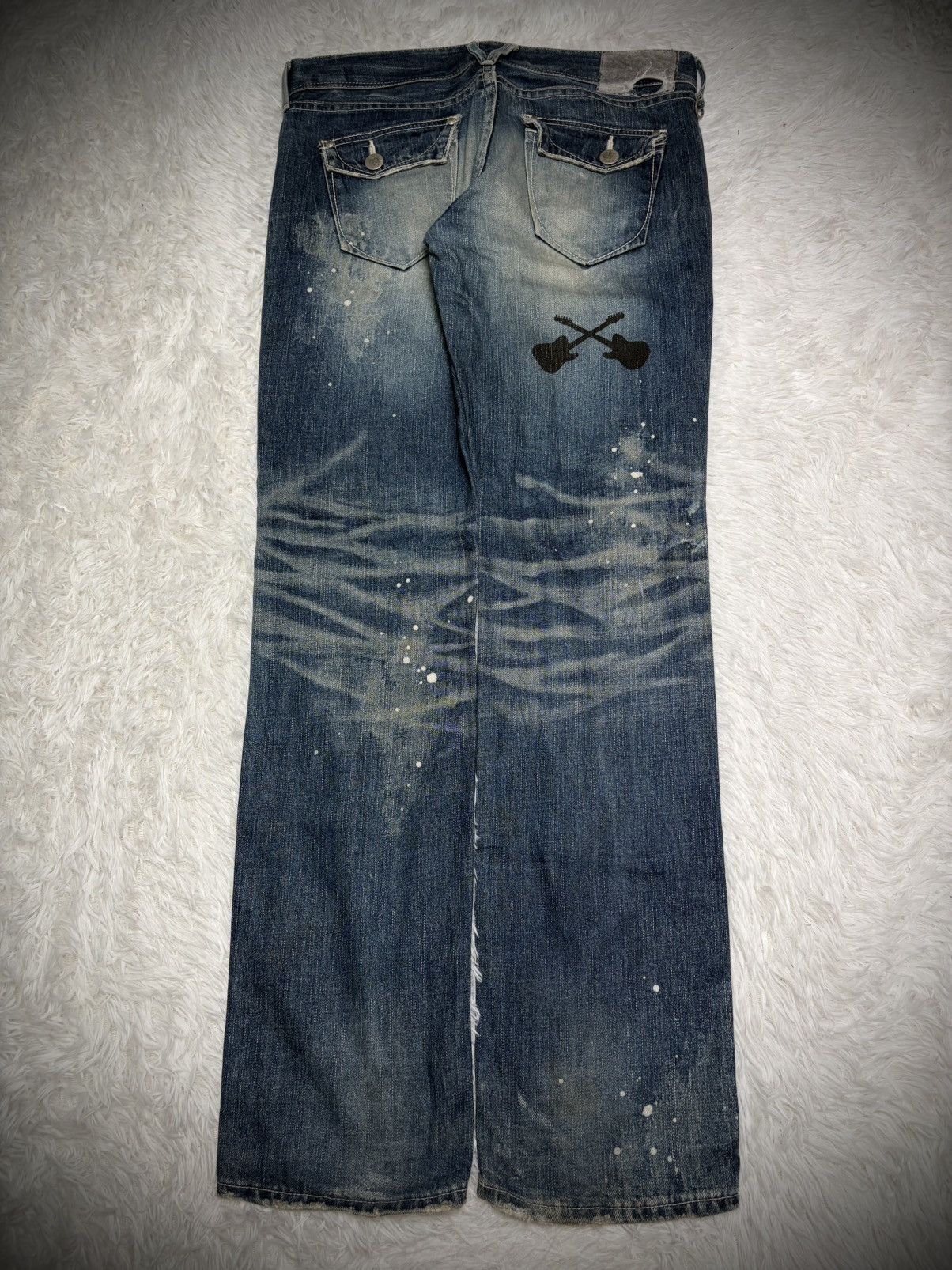 Hysteric Glamour Rare Vanquish poem crazy mudwash vkei jeans Size US 34 / EU 50 - 7 Thumbnail