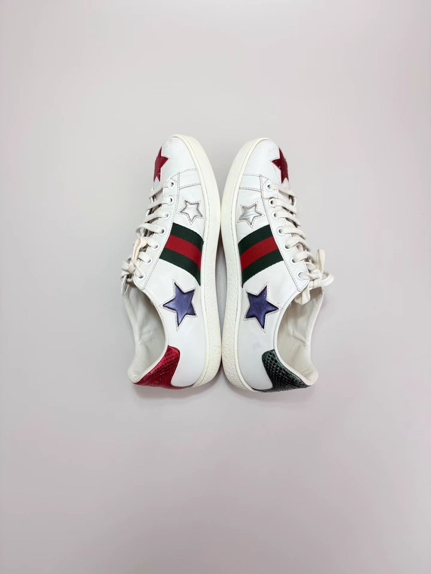 Gucci GUCCI Star White Sneakers K1 Size US 8 / IT 38 - 1 Thumbnail