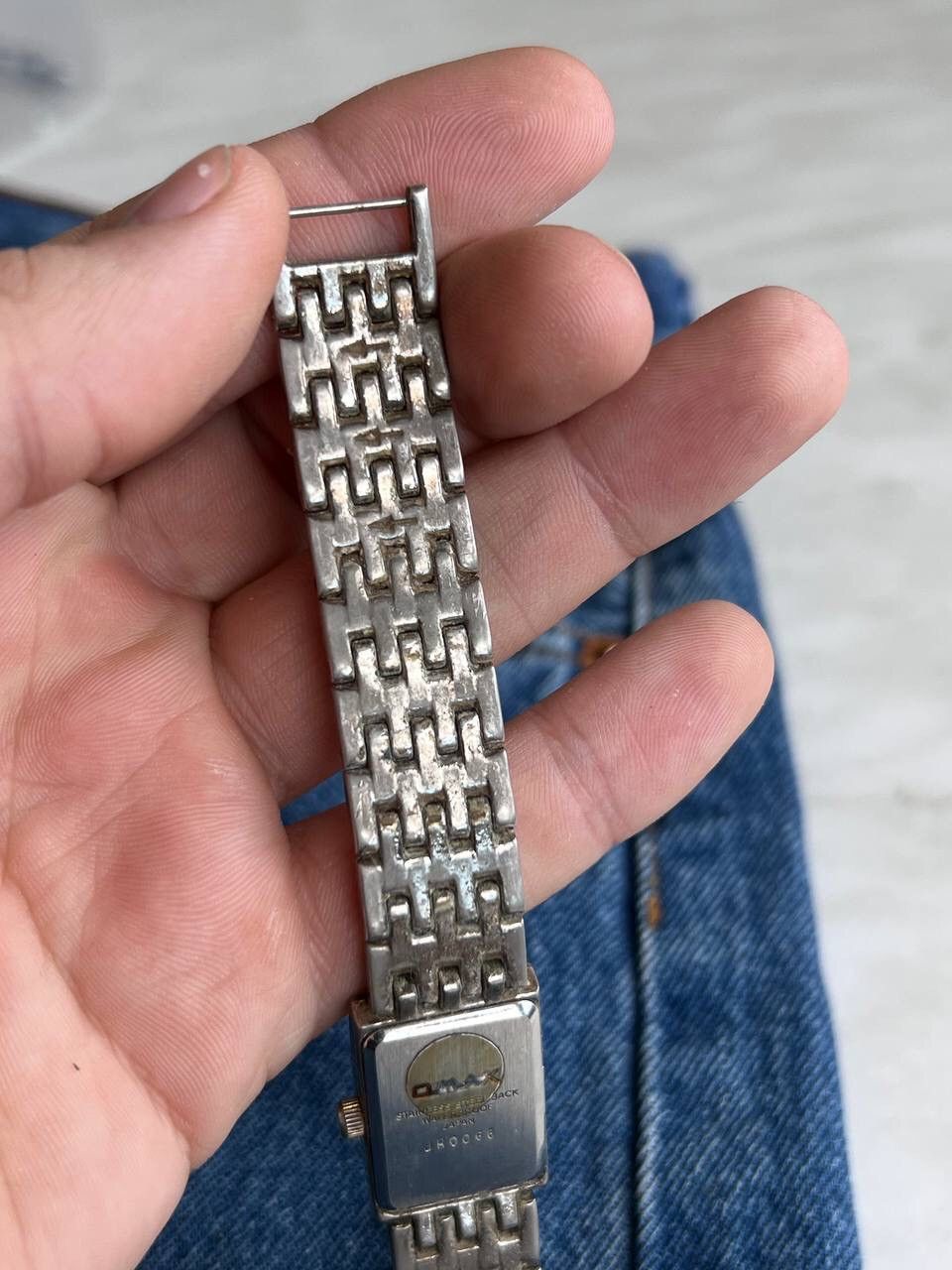 Vintage Vintage Steel Link Quartz Watch Japan Omax Metal Y2K Retro Size ONE SIZE - 7 Thumbnail