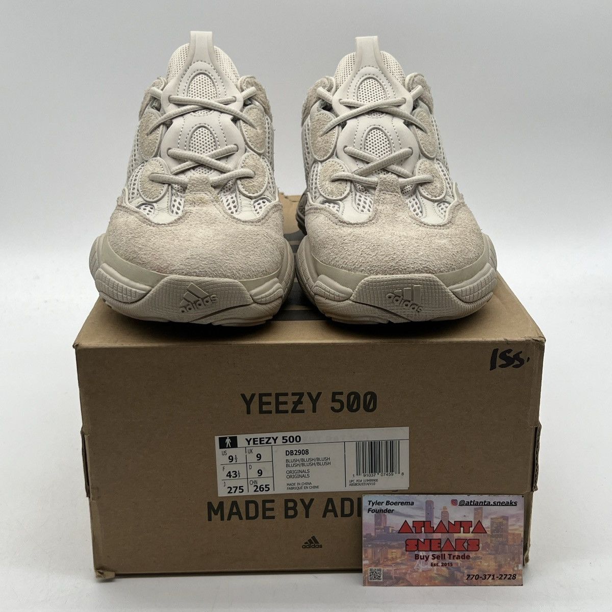 Adidas Yeezy 500 blush Size US 9.5 / EU 42-43 - 2 Thumbnail
