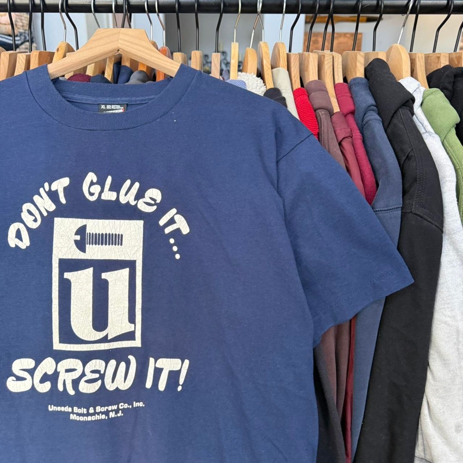 Other Vintage 90s Dont Glue It... Screw It! T-Shirt Size US XL / EU 56 / 4 - 3 Thumbnail