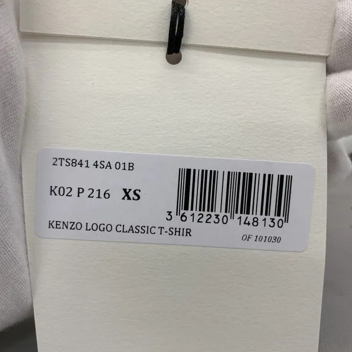 Kenzo KENZO Logo Print Casual Short Sleeve T-Shirt -2507 Size XS / US 0-2 / IT 36-38 - 3 Thumbnail