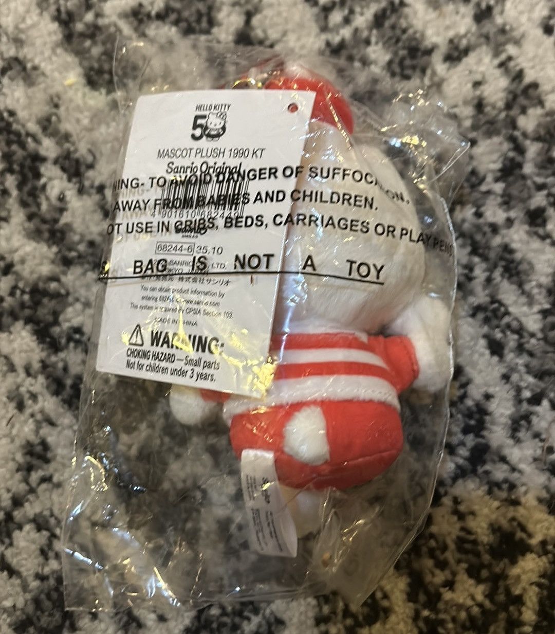 Other Sanrio Hello Kitty 50th Anniversary Plush Mascot (1990) Size ONE SIZE - 3 Thumbnail