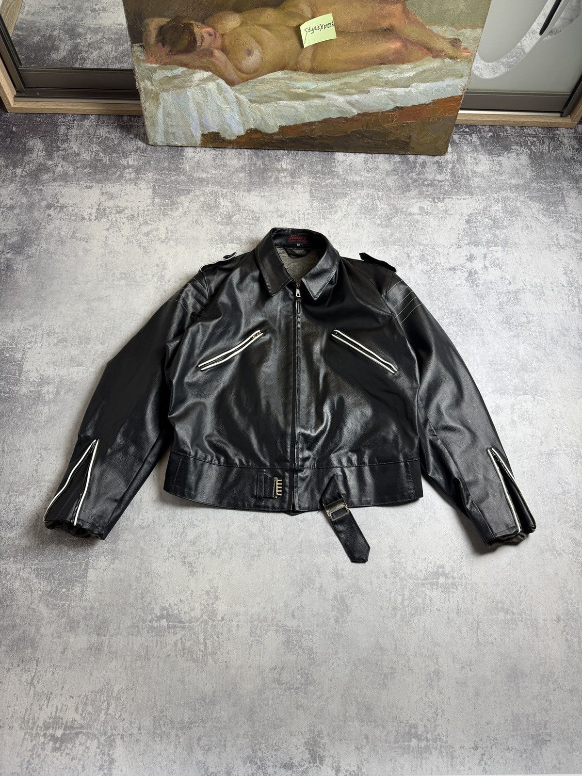 Leather Jacket Riri | Grailed