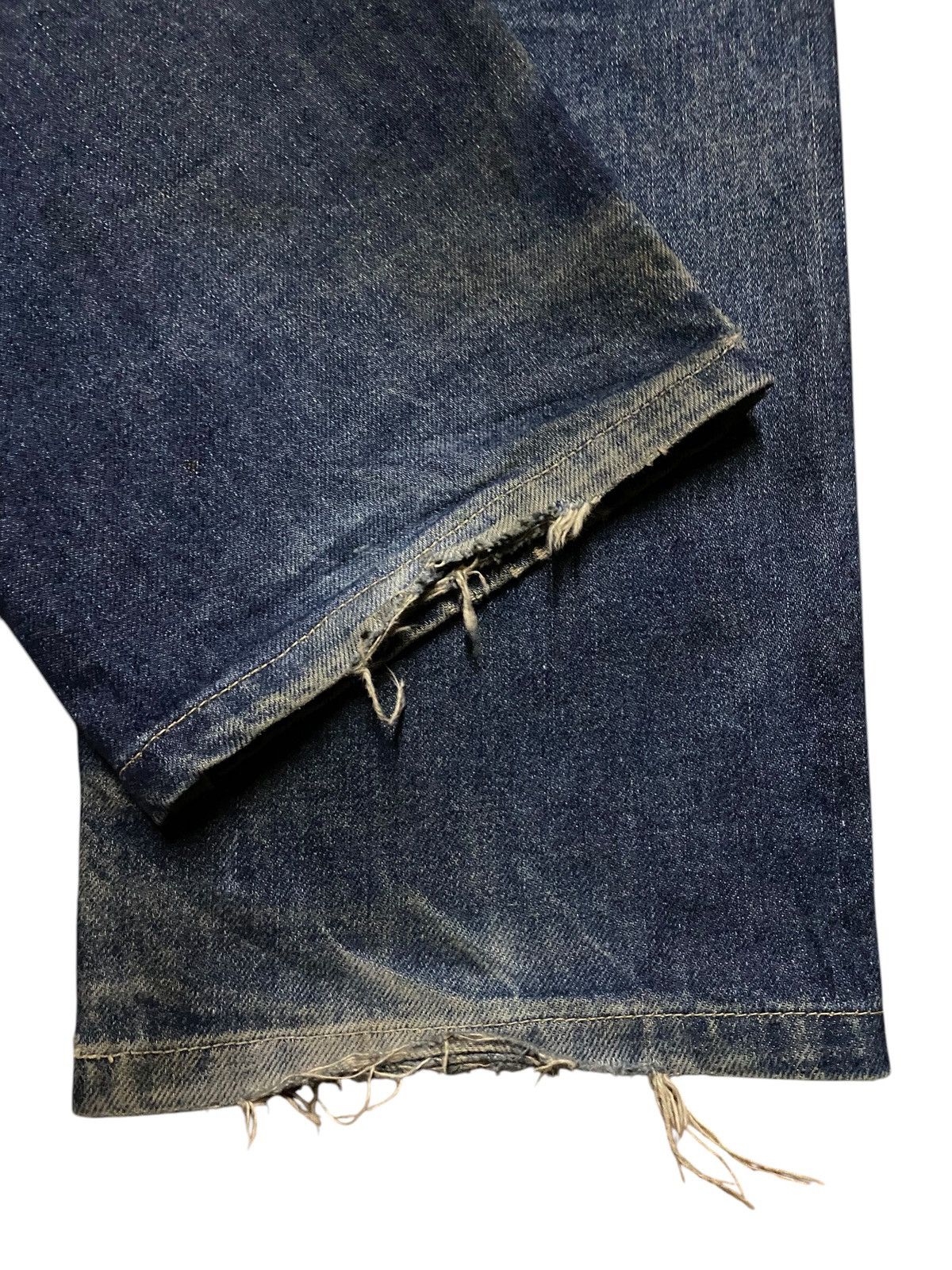 Men's Wearhouse Vintage Unique Clothing Warehouse Mud Wash Loose Jeans Size US 33 - 8 Thumbnail