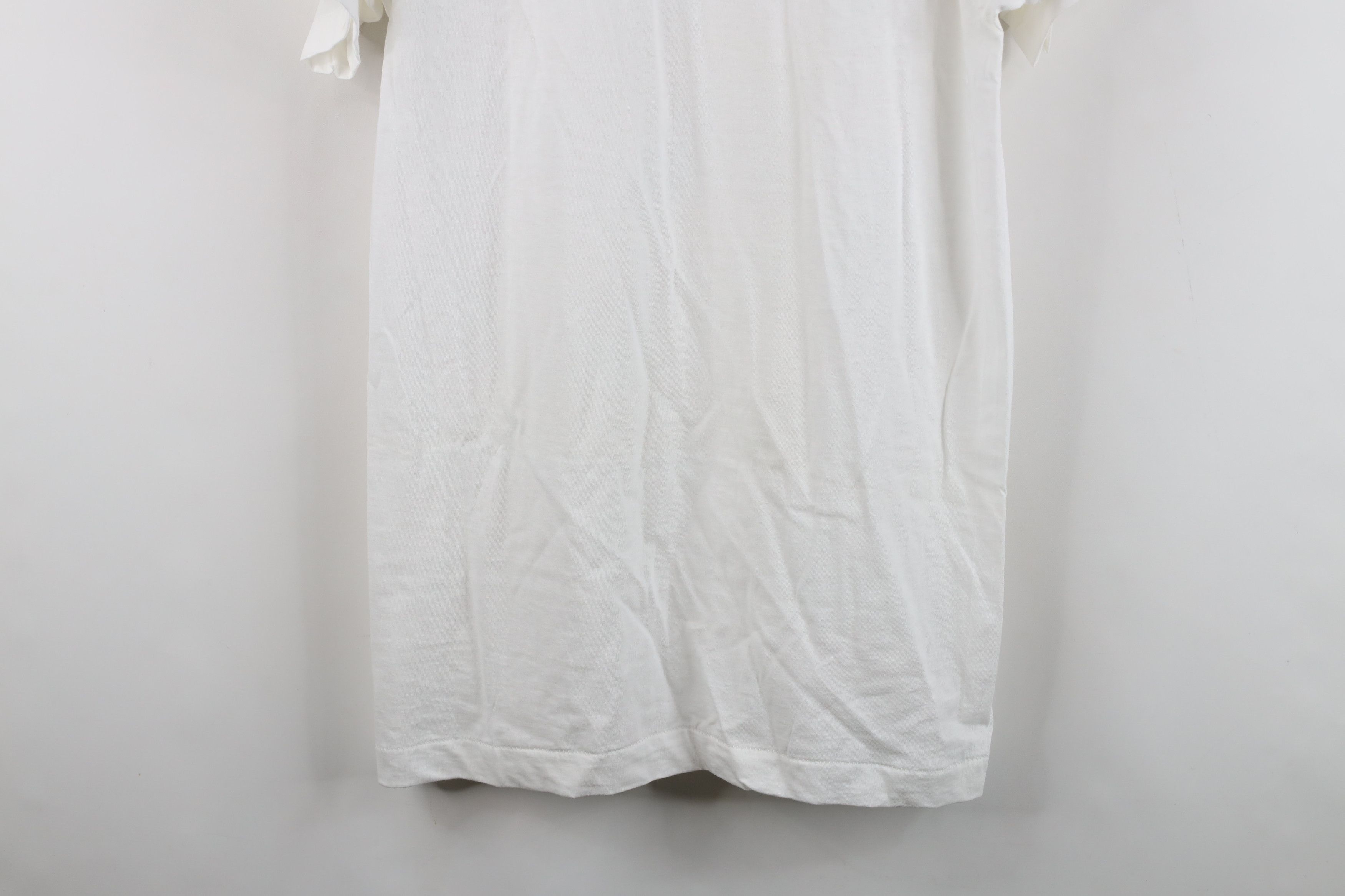 Vintage Deadstock Vintage 90s Streetwear Cotton T-Shirt White USA Size US M / EU 48-50 / 2 - 9 Thumbnail