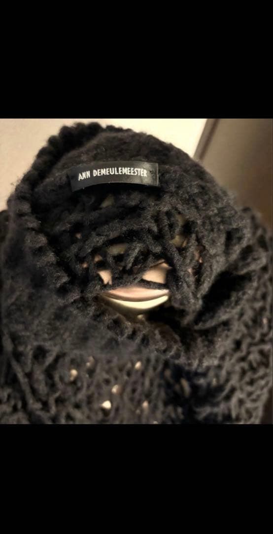 Ann Demeulemeester ANN DEMEULEMEESTER Fish Knit Low Gauge Sweater Size US XL / EU 56 / 4 - 3 Thumbnail