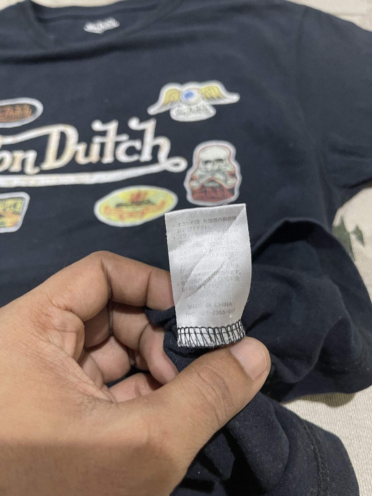Von Dutch 2000s VON DUTCH ALL LOGO PRINTED TSHIRT Size US M / EU 48-50 / 2 - 8 Thumbnail