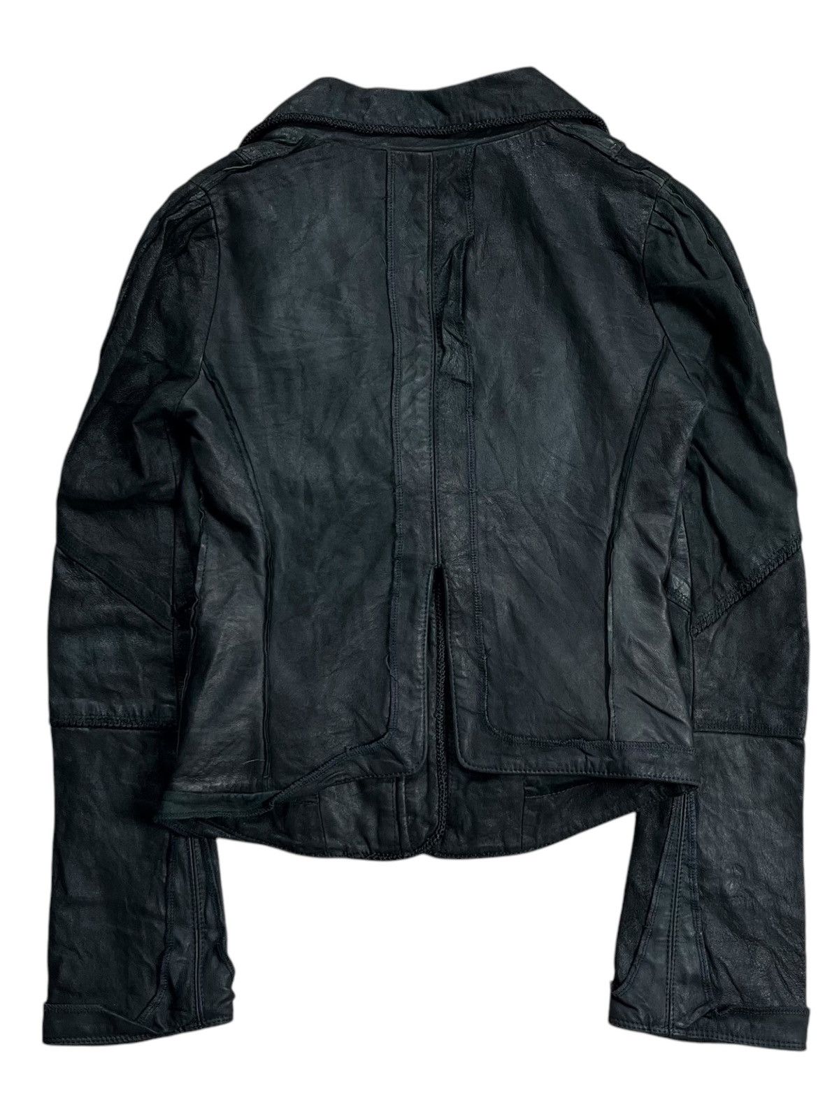 14th Addiction Old 14th_Addiction - Patchwork Leather Jacket Size M / US 6-8 / IT 42-44 - 3 Thumbnail