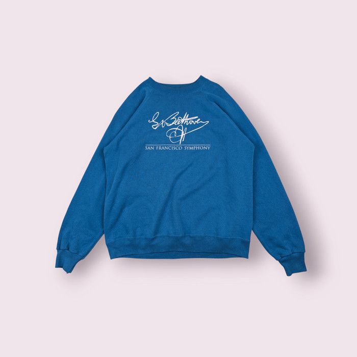 Hanes Vintage 90's SAN FRANCISCO SYMPHONY Jumper Sweatshirt Size US L / EU 52-54 / 3 - 1 Thumbnail