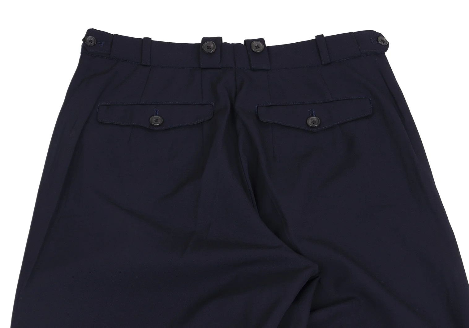 Yohji Yamamoto Yohji Yamamoto Wool Gabardine Ankle Pants Size US 38 / EU 54 - 12 Thumbnail