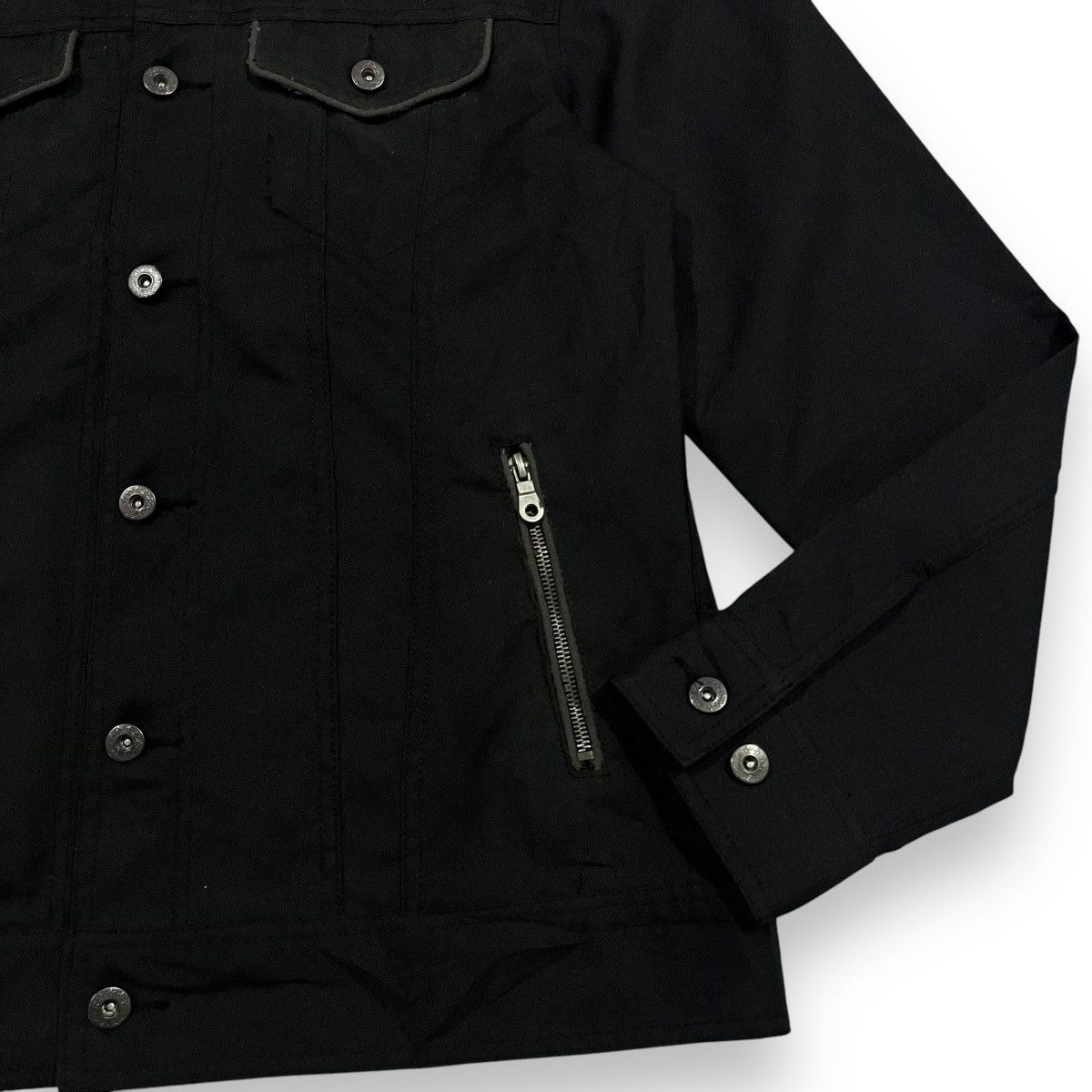 If Six Was Nine ☠️CRAZY DEVIL EMBROIDERY LOGO BUTTON UP SHIRT☠️ Size US L / EU 52-54 / 3 - 4 Thumbnail