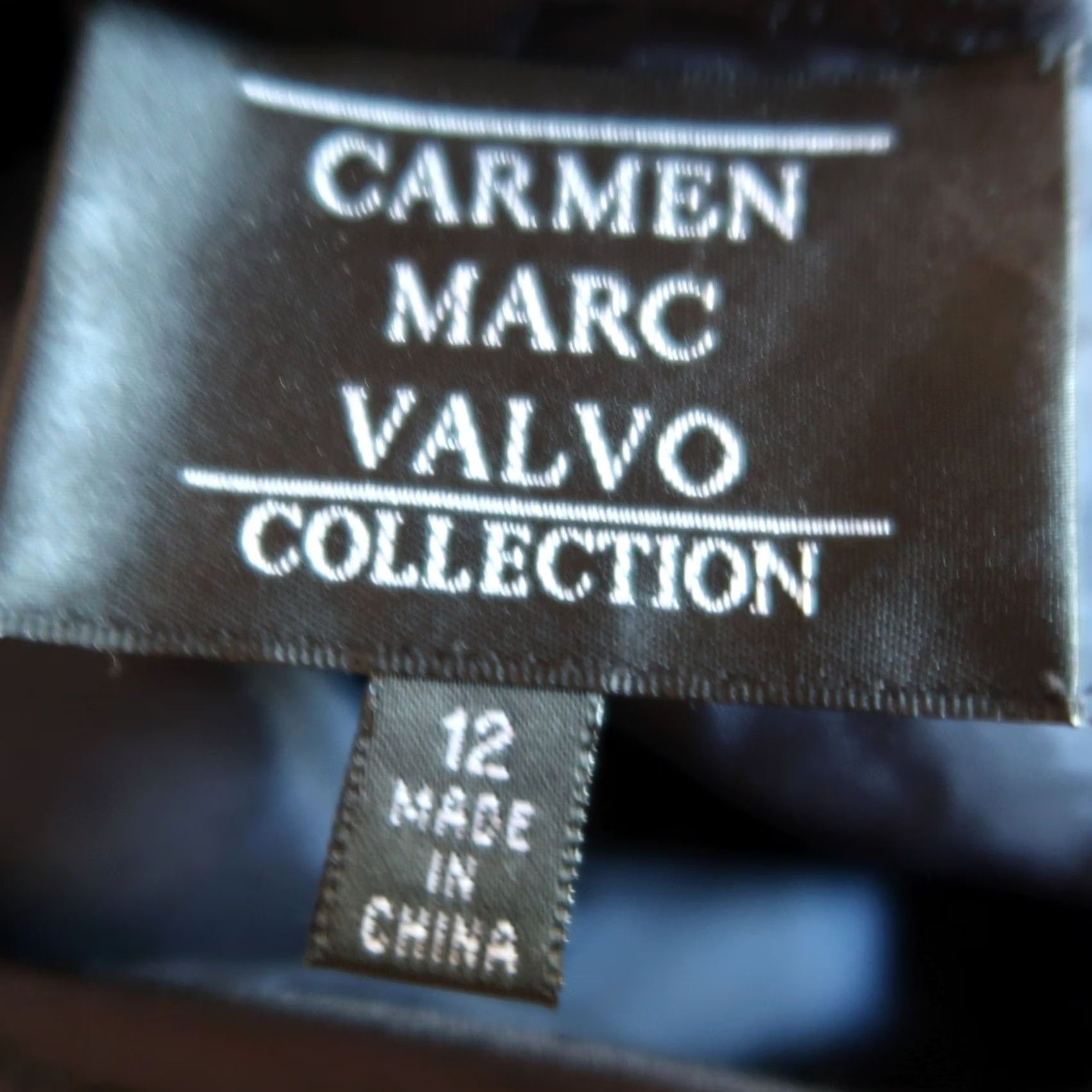 Vintage Carmen Marc Valvo Navy Blue Satin Long Formal Maxi Skirt 12 Size 34" / US 12 / IT 48 - 4 Thumbnail
