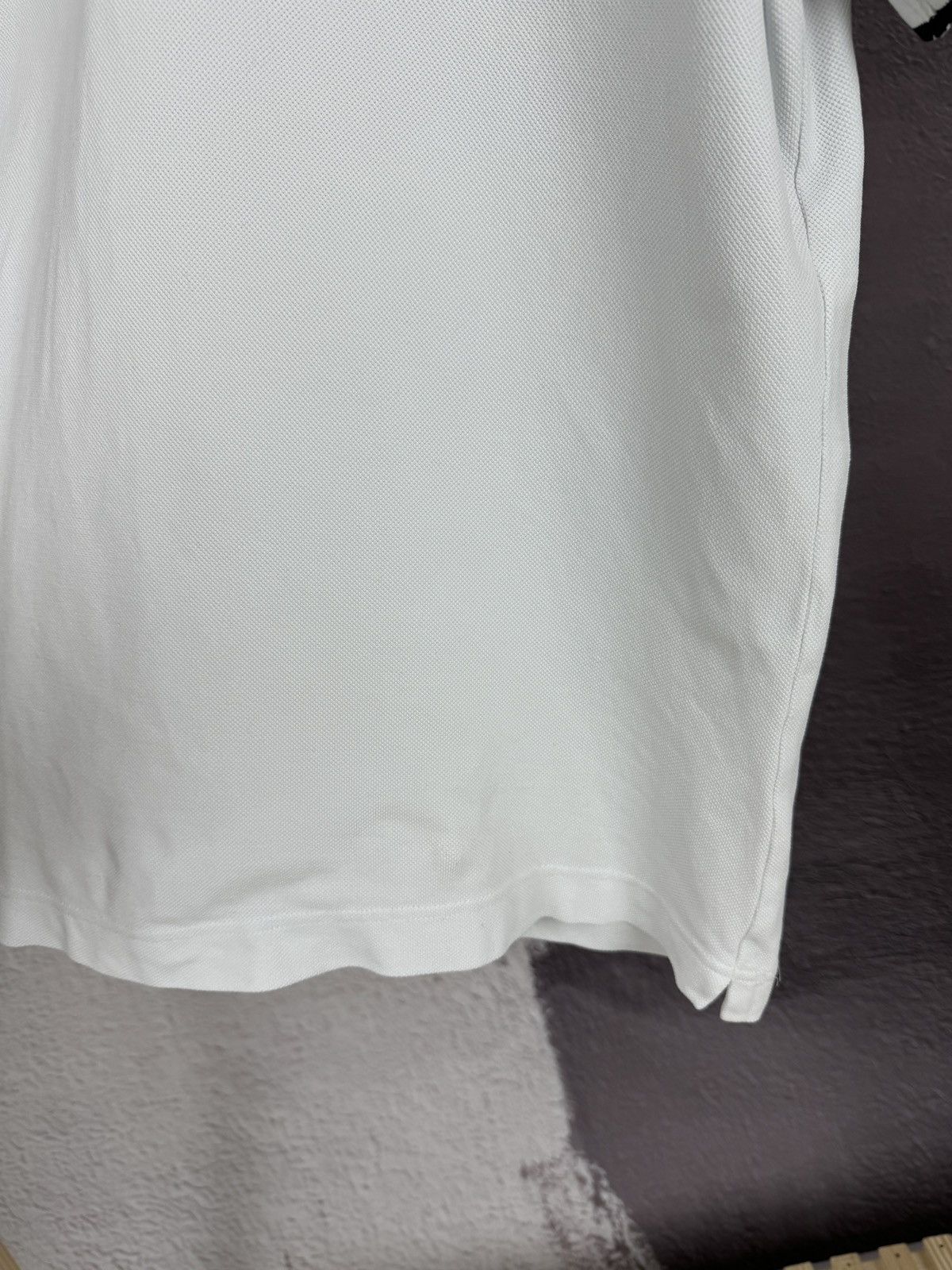 Alexander McQueen McQ by Alexander McQueen white striped polo tee shirt Size US XL / EU 56 / 4 - 10 Thumbnail