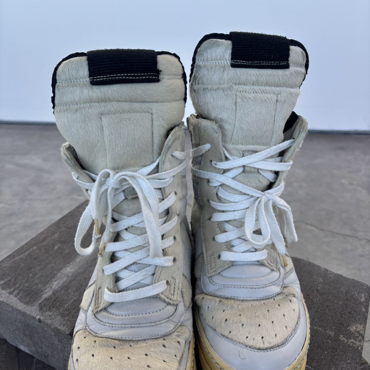 Rick Owens FW08’ Rick Owens “Milk” Pony Hair Dunks Size US 8.5 / EU 41-42 - 8 Thumbnail