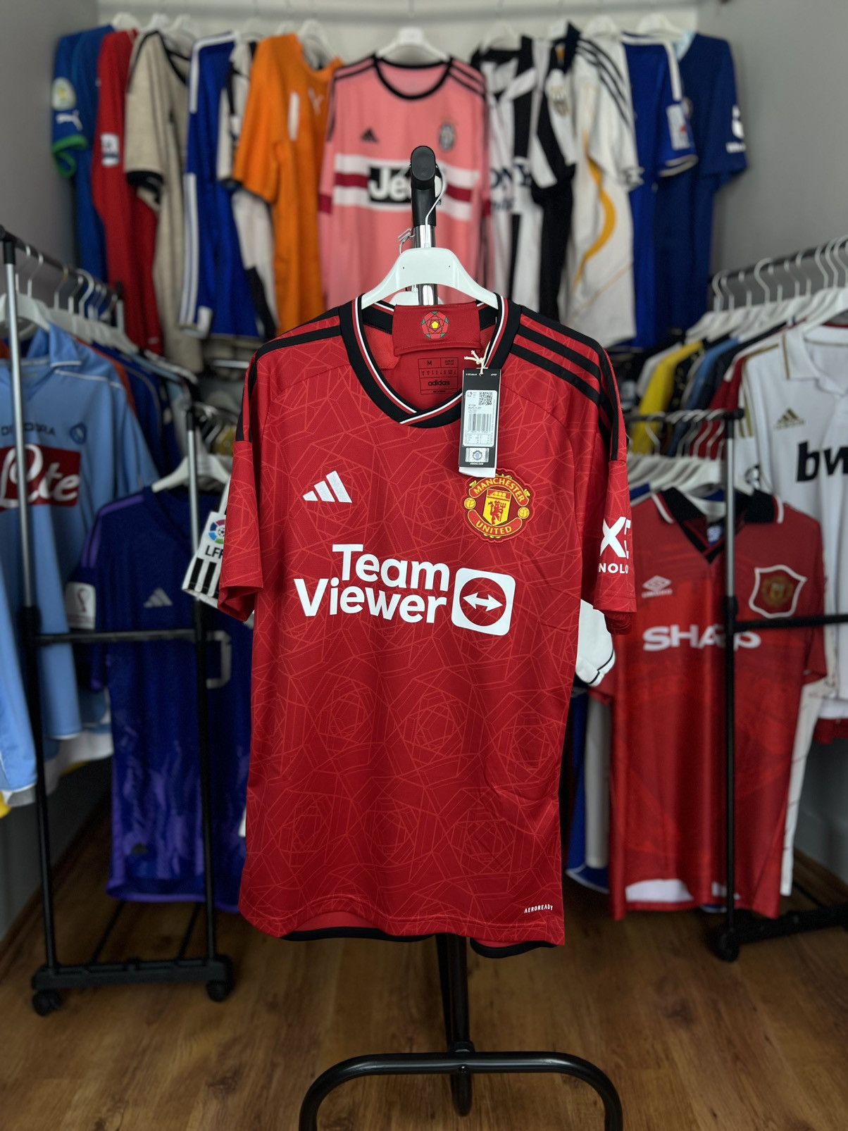 Adidas Soccer Jersey Adidas Manchester United 2023/24 Casemiro #18 Size US M / EU 48-50 / 2 - 2 Thumbnail
