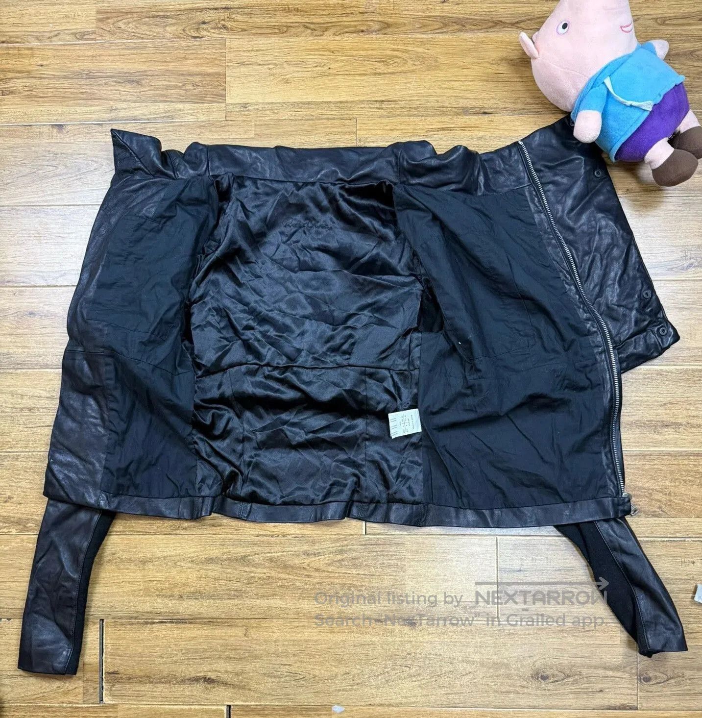 Rick Owens Rick Owens Classic Dark Fashion Leather Jacket. Size US M / EU 48-50 / 2 - 3 Thumbnail