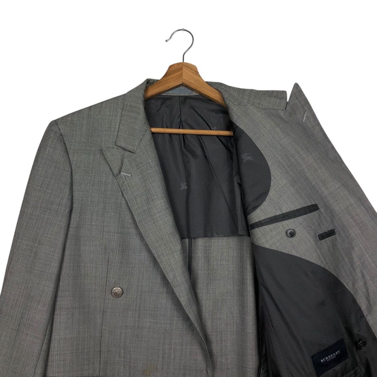 Burberry 📌Rich Grey Vintage Double Breast Chore Jacket Burberry Size US M / EU 48-50 / 2 - 13 Thumbnail