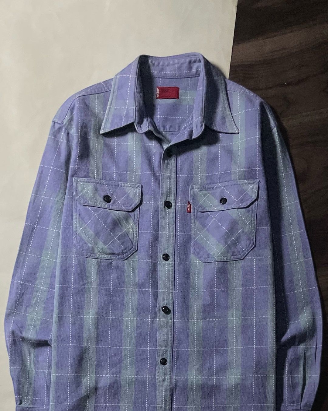 Levi's Heavy Flannel Shirt LEVIS Size M fit L Size US L / EU 52-54 / 3 - 2 Thumbnail