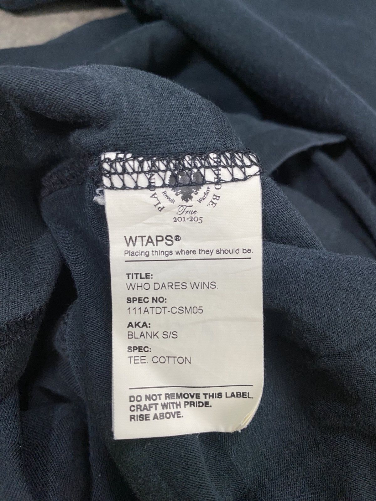 Wtaps Rare Wtaps Japanese Brand Pocket Tee Shirt Size US S / EU 44-46 / 1 - 12 Thumbnail