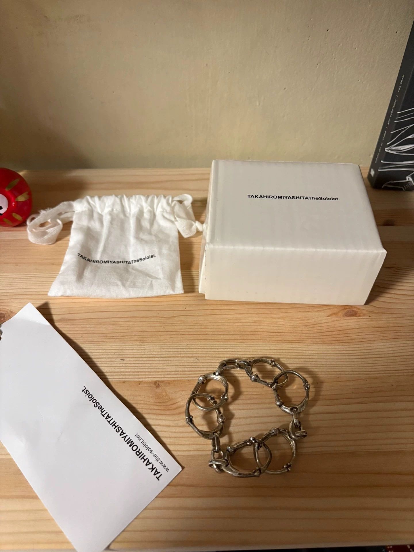 Takahiromiyashita The Soloist. TAKAHIROMIYASHITA Thesoloist x End925 Silver Bone Chain S Size ONE SIZE - 1 Thumbnail