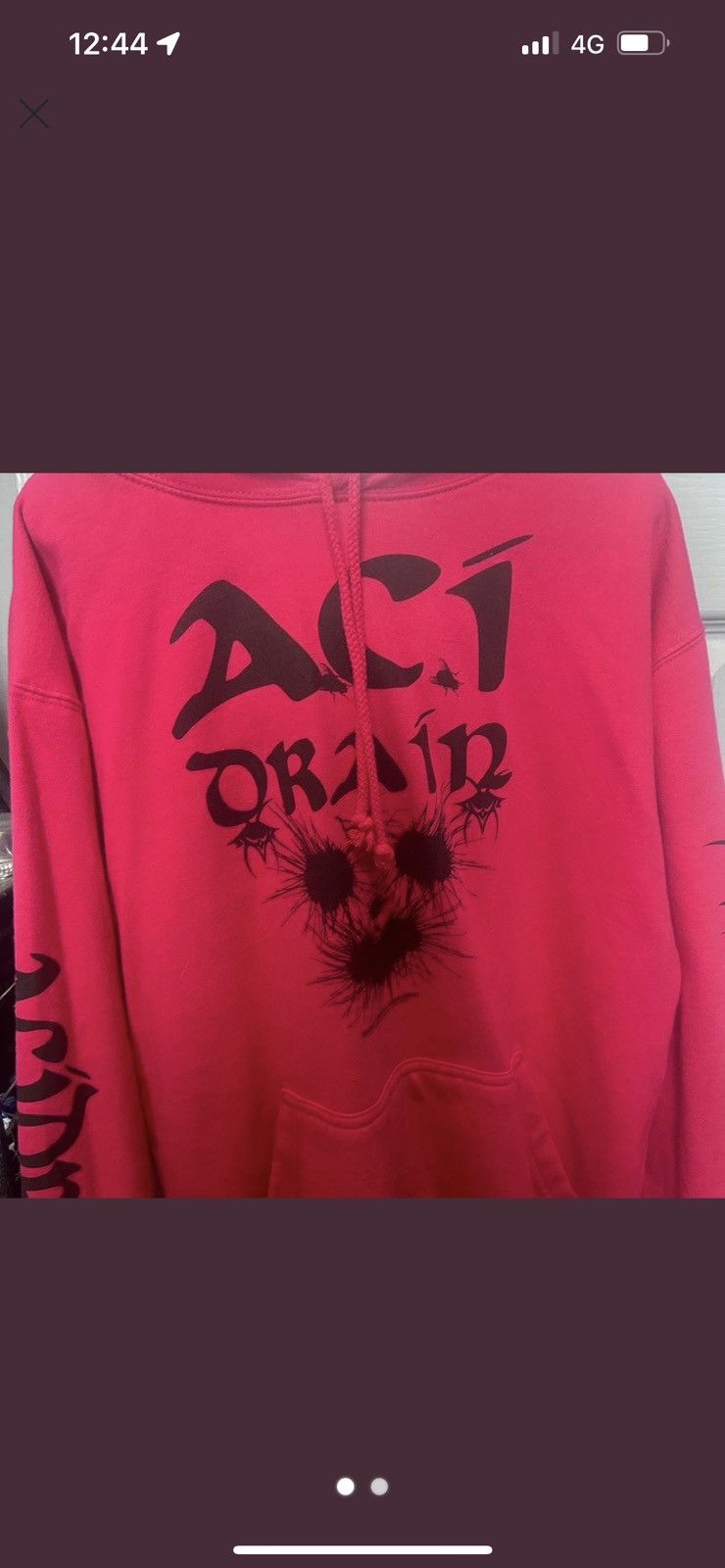 Other Bladee Aci Drain pink hoodie Size US M / EU 48-50 / 2 - 1 Thumbnail