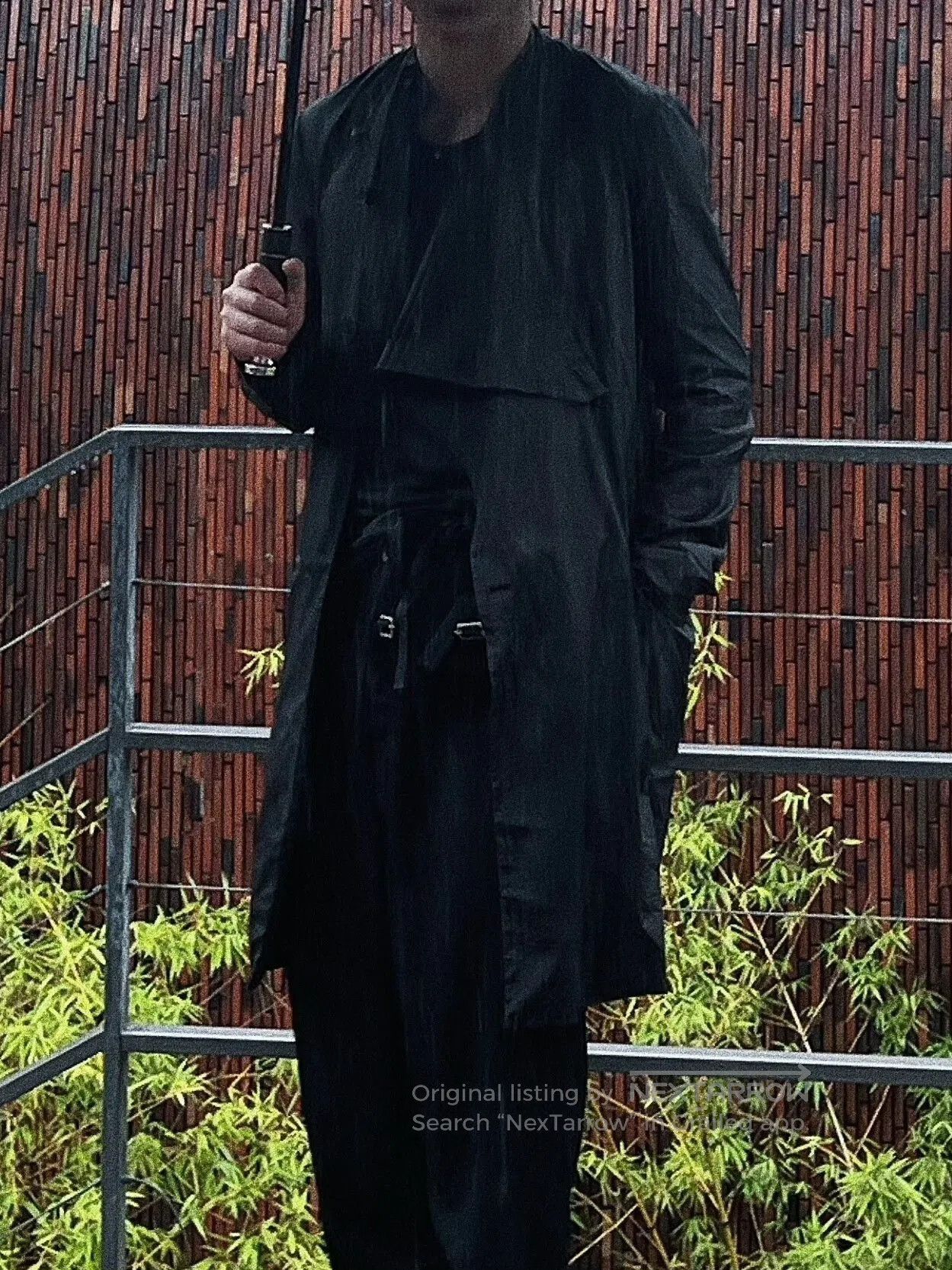 Helmut Lang Helmut Lang Black Long Coat Trench. Size US S / EU 44-46 / 1 - 1 Thumbnail
