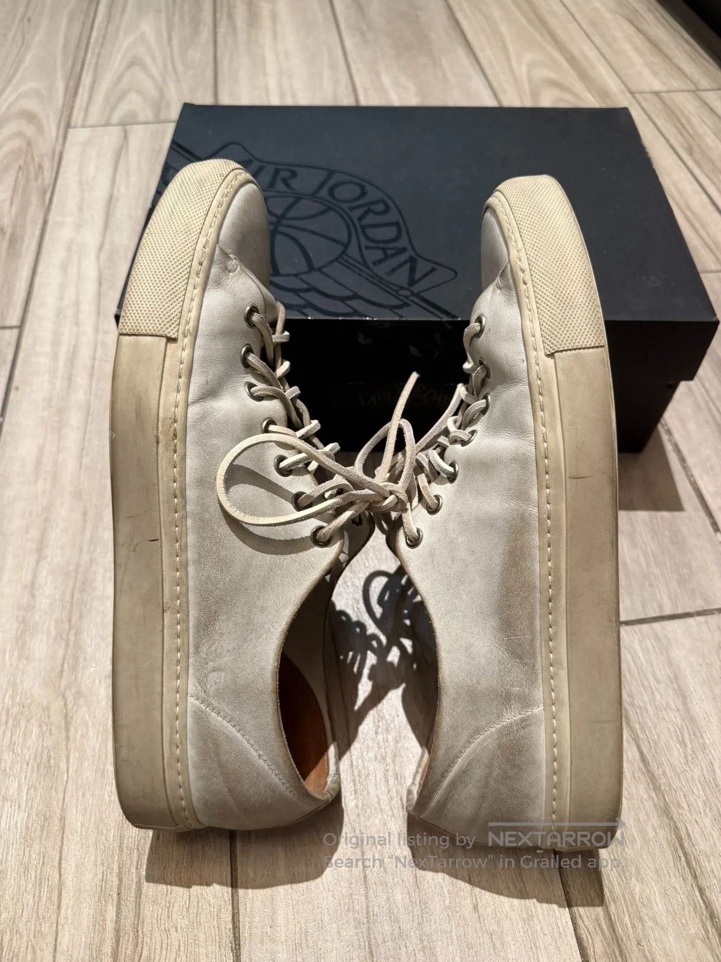 Buttero BUTTERO White Leather Casual Shoes. Size US 8.5 / EU 41-42 - 4 Thumbnail