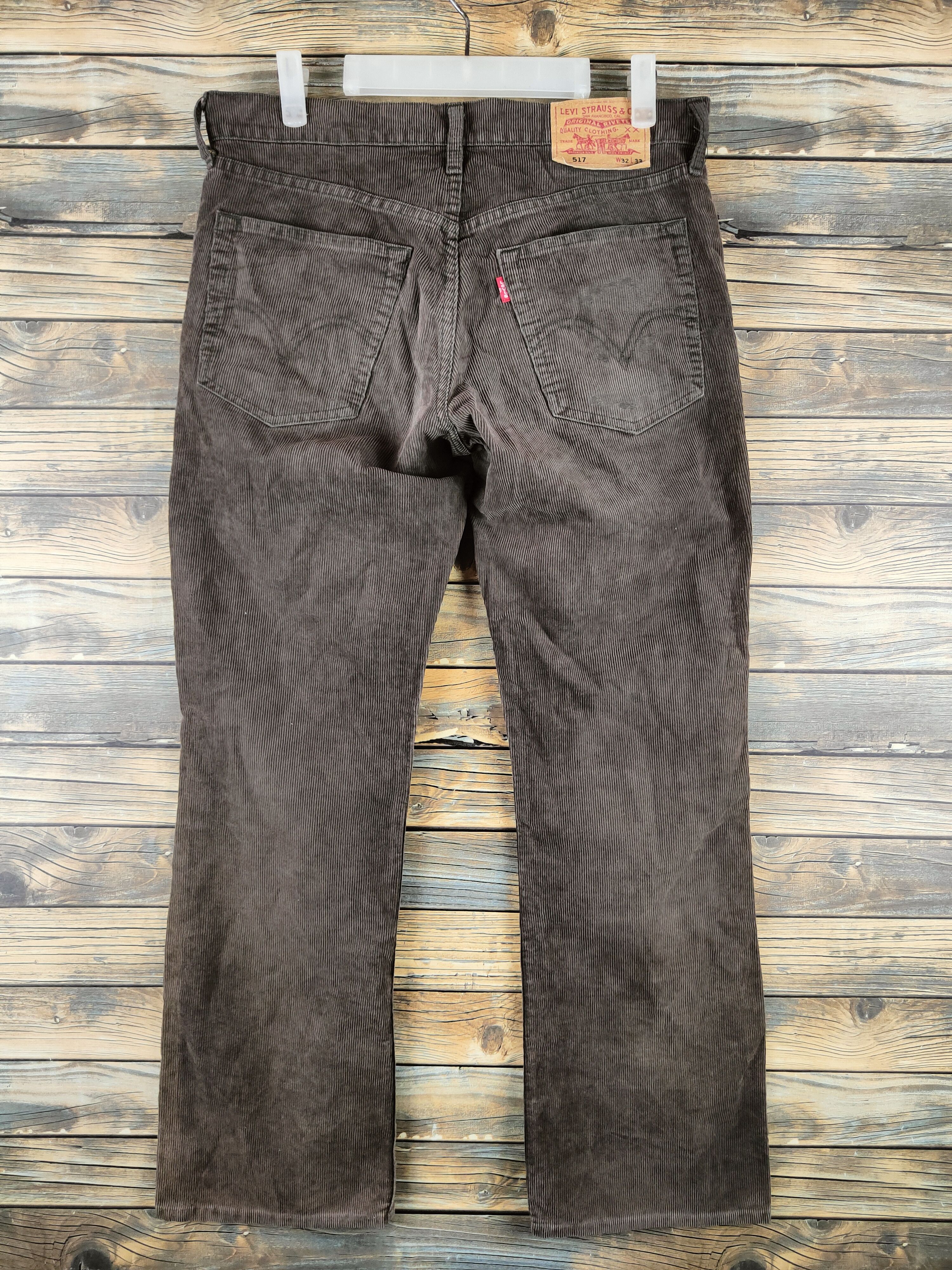 Levi's DL Levi's Brown Multipocket Corduroy Pants #46-419 Size US 32 / EU 48 - 7 Thumbnail