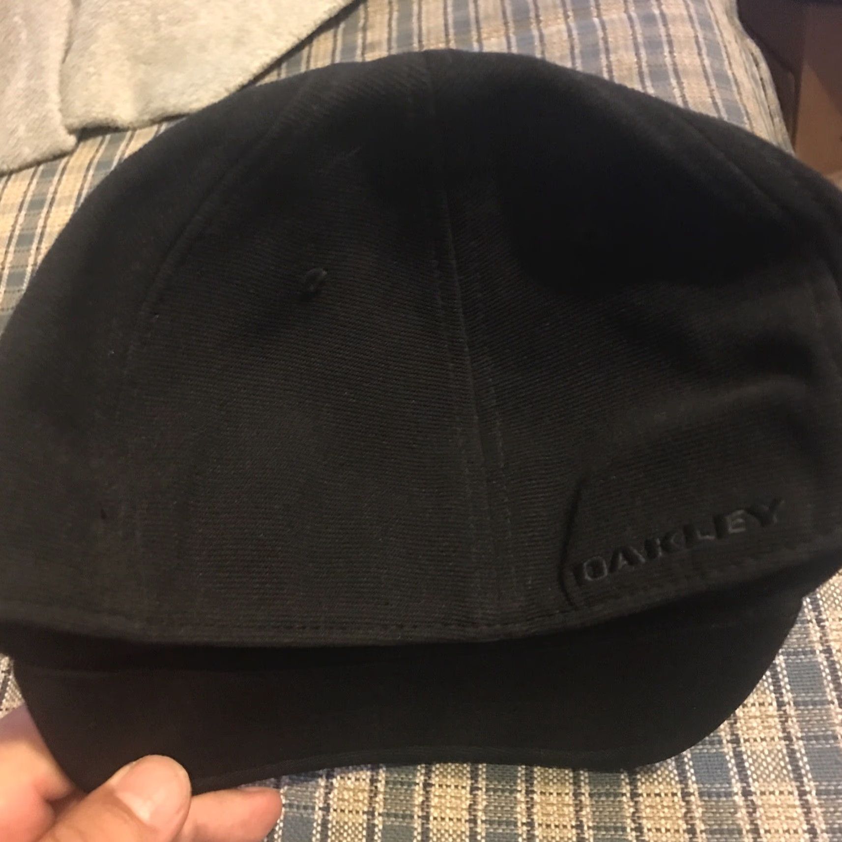 Oakley Oakley Baseball Cap L/xl Black Mens Flex Stretch Polyester Solid Cap Size ONE SIZE - 3 Thumbnail