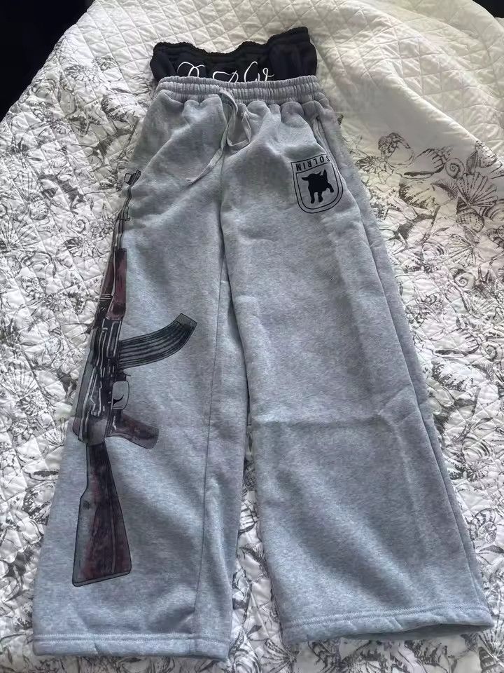 Japanese Brand Y2K High-Waisted AK-47 Pants Size US 28 / EU 44 - 6 Thumbnail