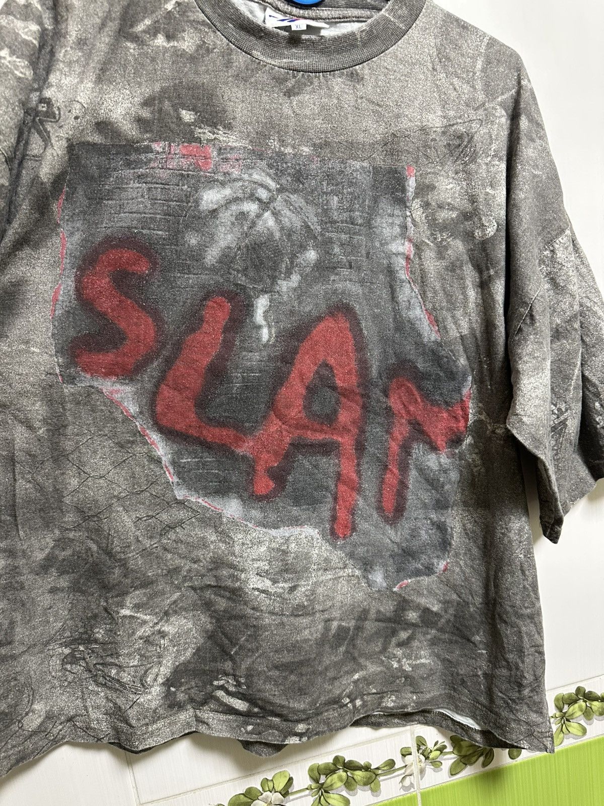 Reebok × Vintage Reebok Slam Shaquille O'neal basketball vintage tee t shirt Size US XL / EU 56 / 4 - 2 Thumbnail