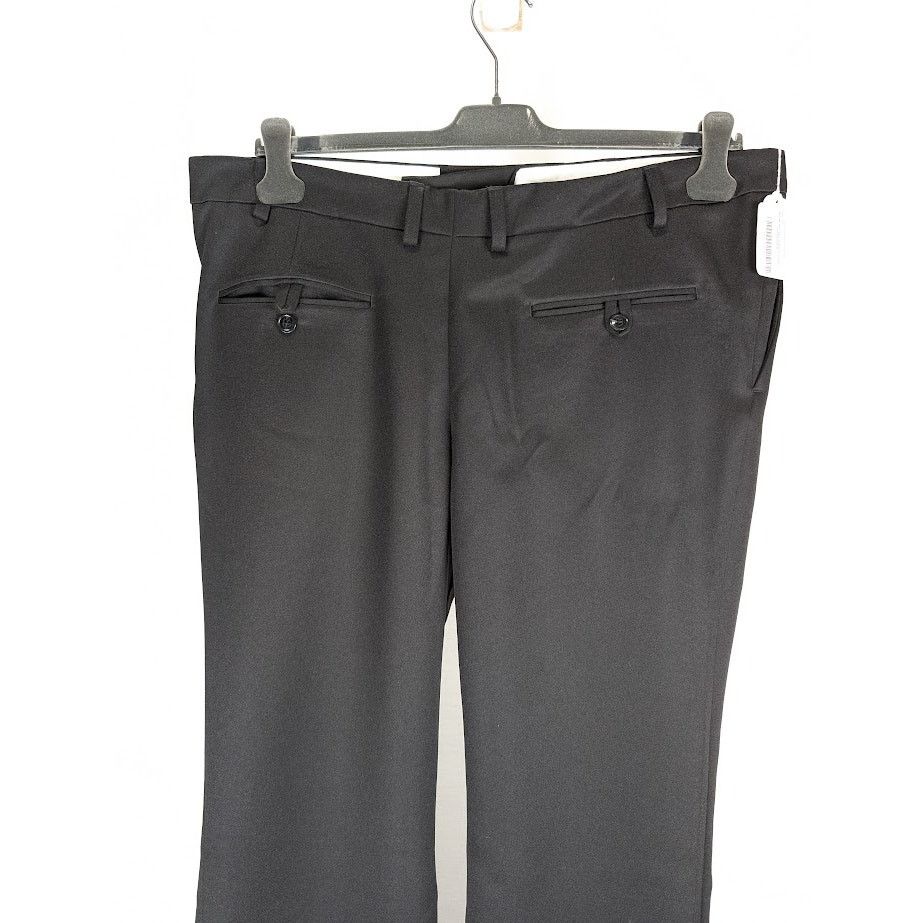 o1rshd1 Woven Bumster Tailored Trousers in Black