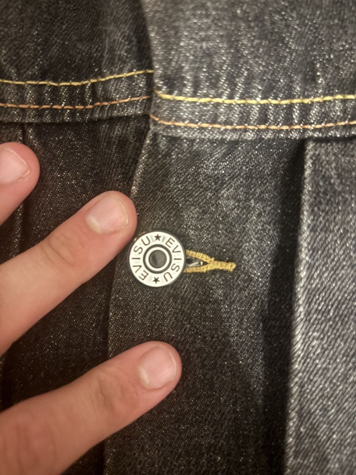 Evisu rare evisu x D*face collab 2014 selvedge denim jacket Size US S / EU 44-46 / 1 - 3 Thumbnail