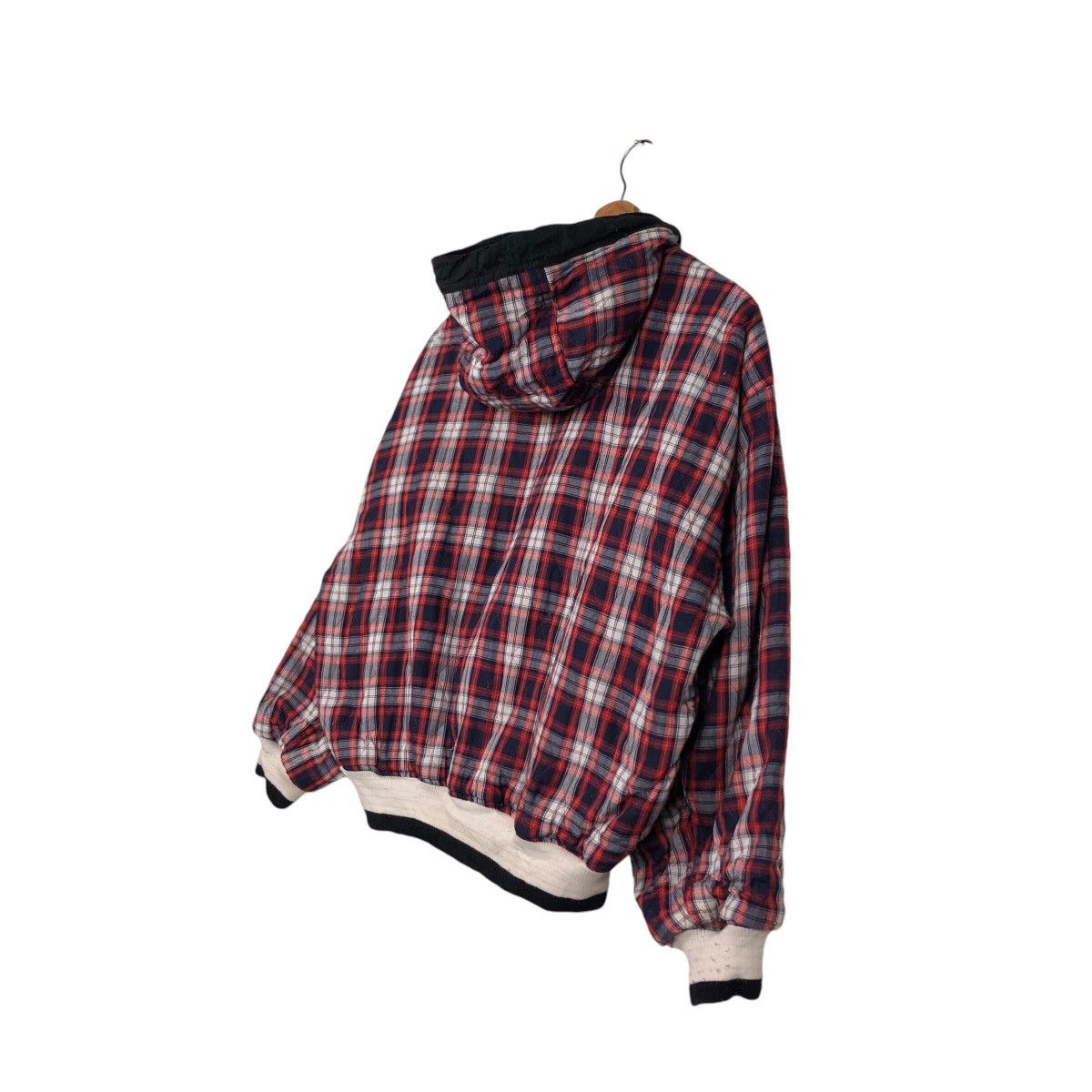 📌Vintage Reversible Bomber Jacket Union Bay Tartan Design