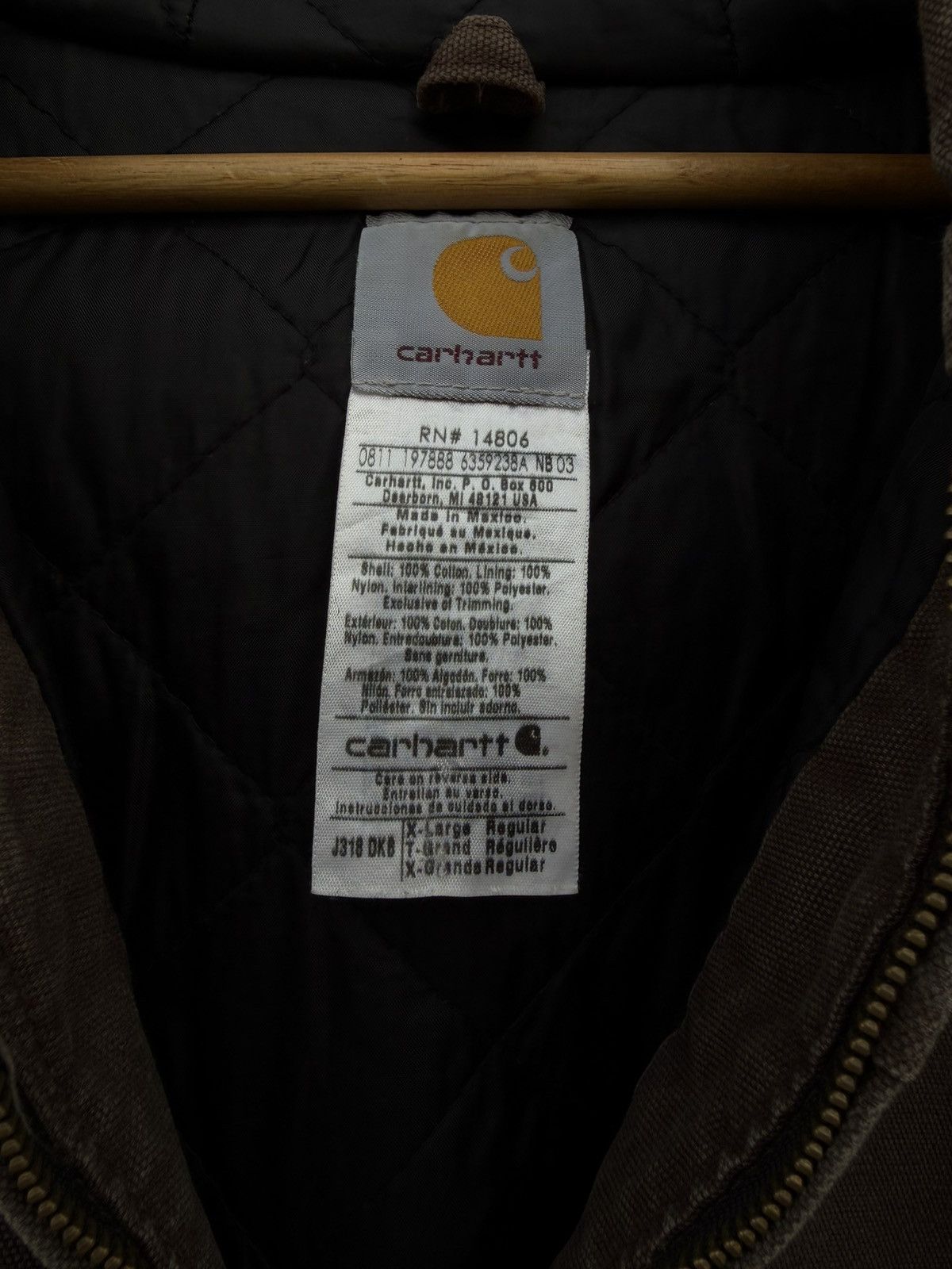 Carhartt Carhartt Active Jacket Size US XL / EU 56 / 4 - 5 Thumbnail