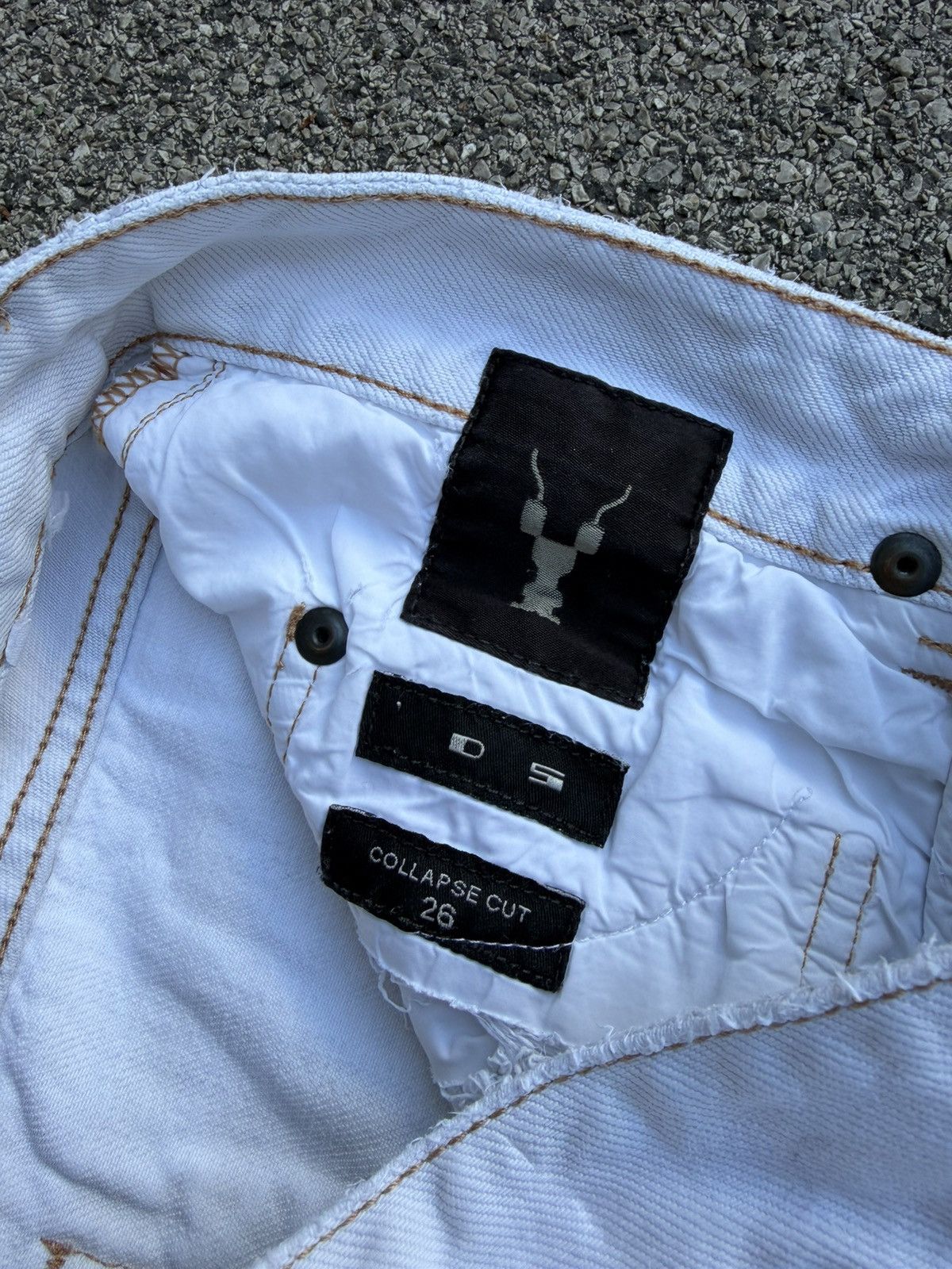 Rick Owens Drkshdw Rick Owens Drkshdw Collapse Cut Jeans Size US 26 / EU 42 - 9 Thumbnail