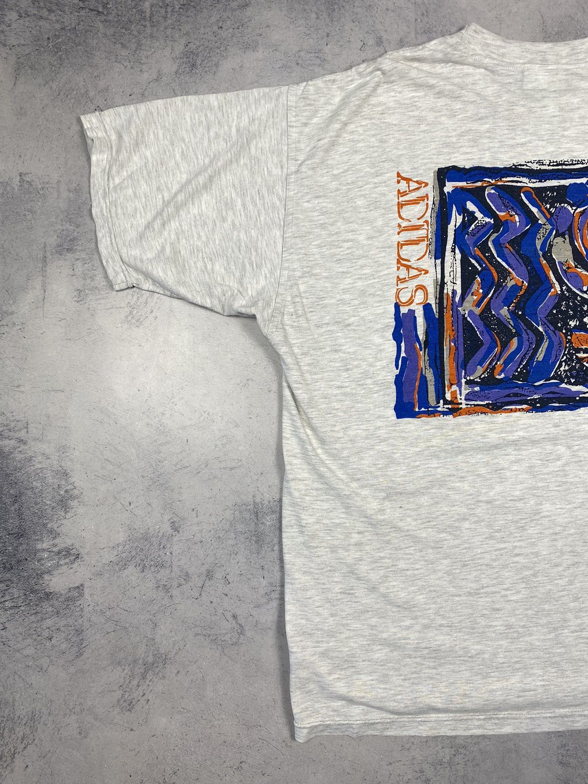 Adidas Vintage 90s Adidas Big Logo Retro T Shirt Size XL Size US XL / EU 56 / 4 - 3 Thumbnail