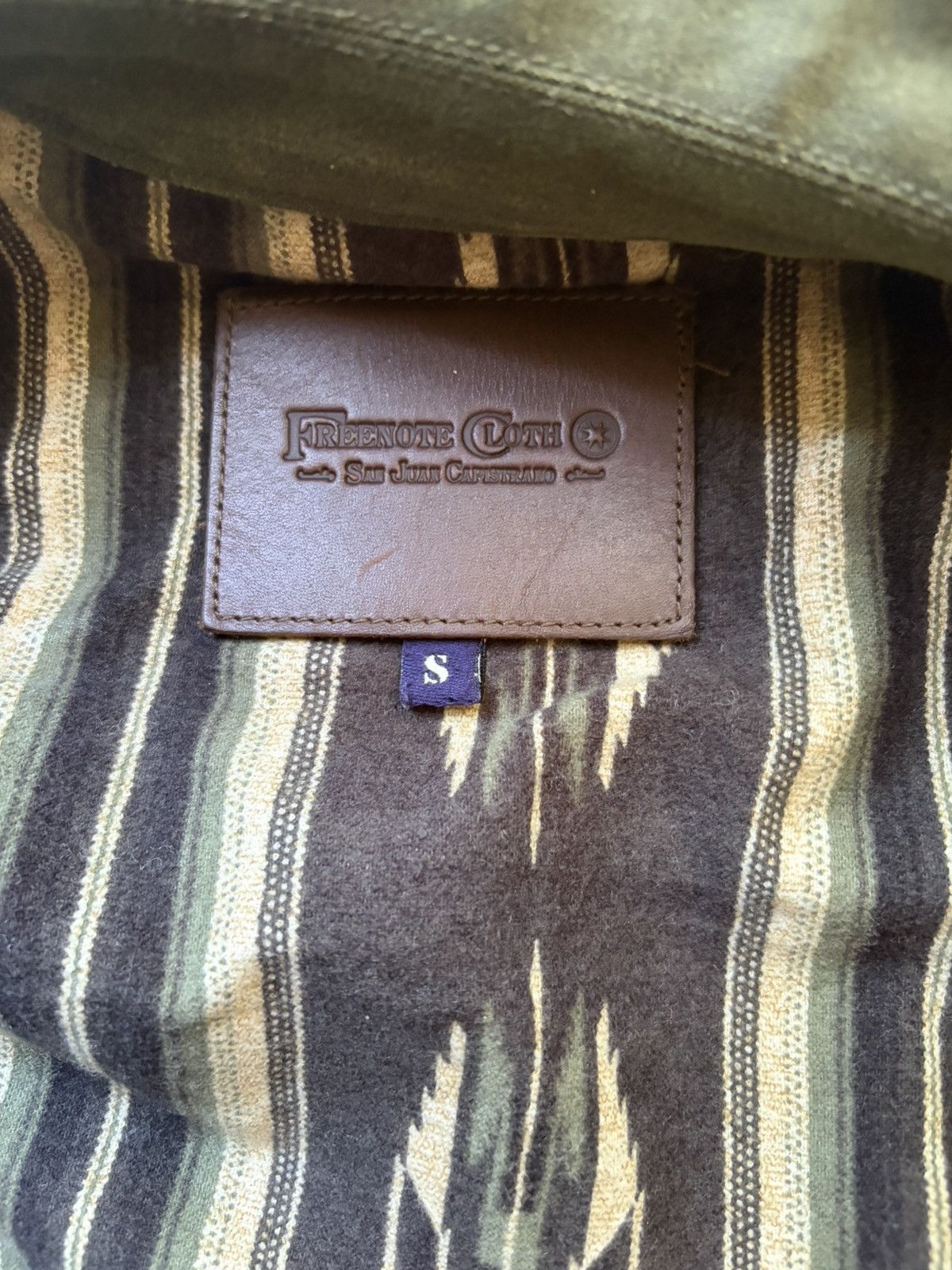 Freenote Cloth Freenote Cloth Riders Jacket – Waxed Canvas Olive Size US S / EU 44-46 / 1 - 4 Thumbnail