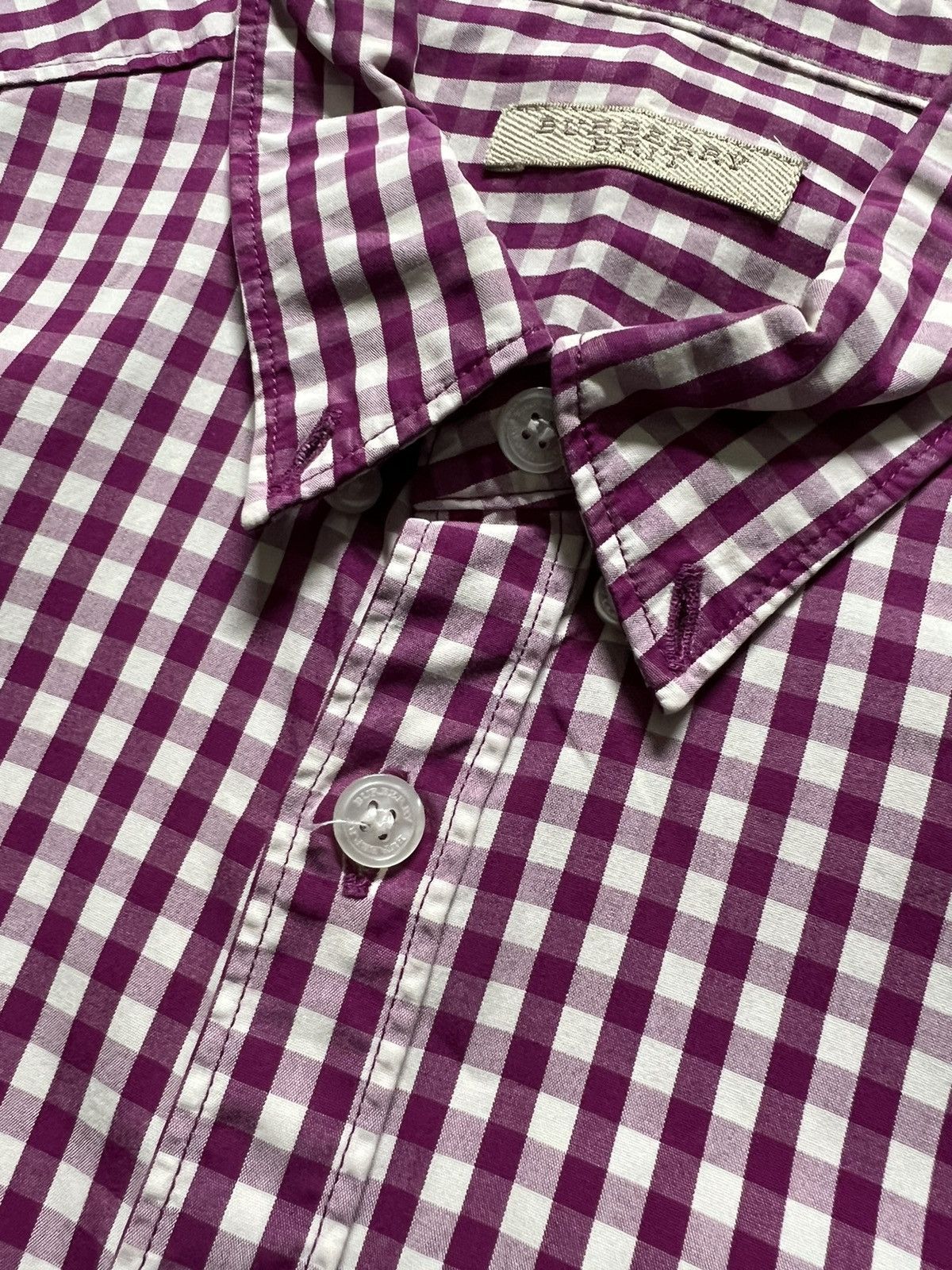 Burberry Vintage Burberry Brit Check Button Up Shirt 00’s Size US S / EU 44-46 / 1 - 8 Thumbnail