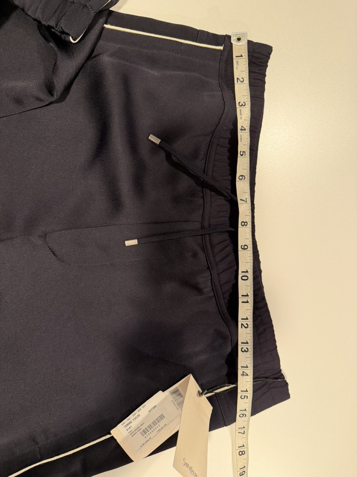 Saint Laurent Paris Saint Laurent mens satin joggers. 44/S. $1350 Size US 32 / EU 48 - 9 Thumbnail