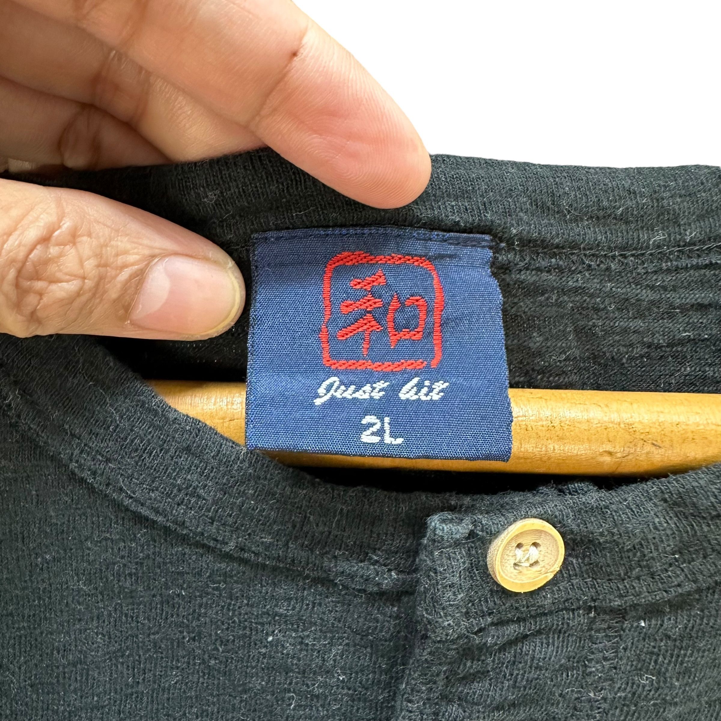 Japanese Brand Japan Tiger Embroidery Logo Half Button Tees #9154-63 Size US XL / EU 56 / 4 - 9 Thumbnail