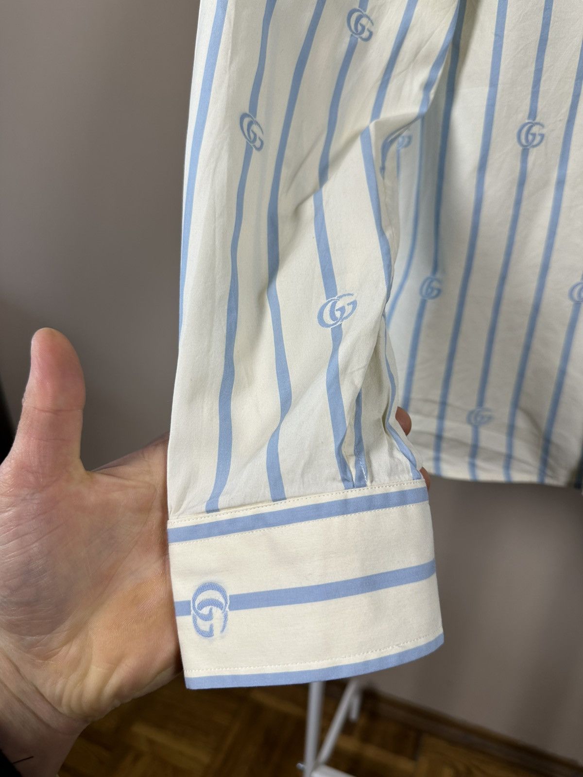 Gucci Gucci monogram shirt Size US M / EU 48-50 / 2 - 2 Thumbnail