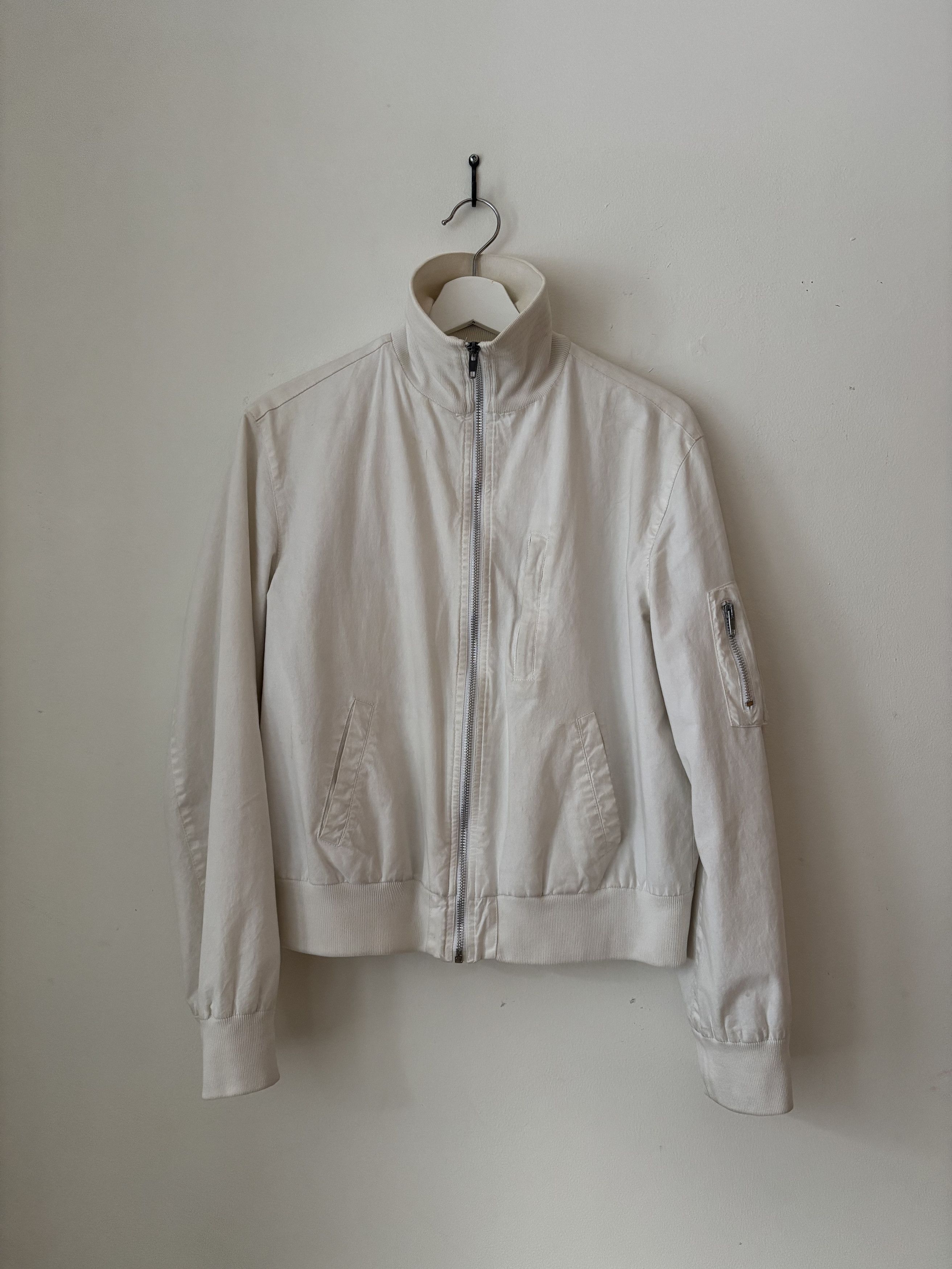 Helmut Lang Helmut Lang High Neck Resin Cotton Bomber Jacket Size US S / EU 44-46 / 1 - 3 Thumbnail
