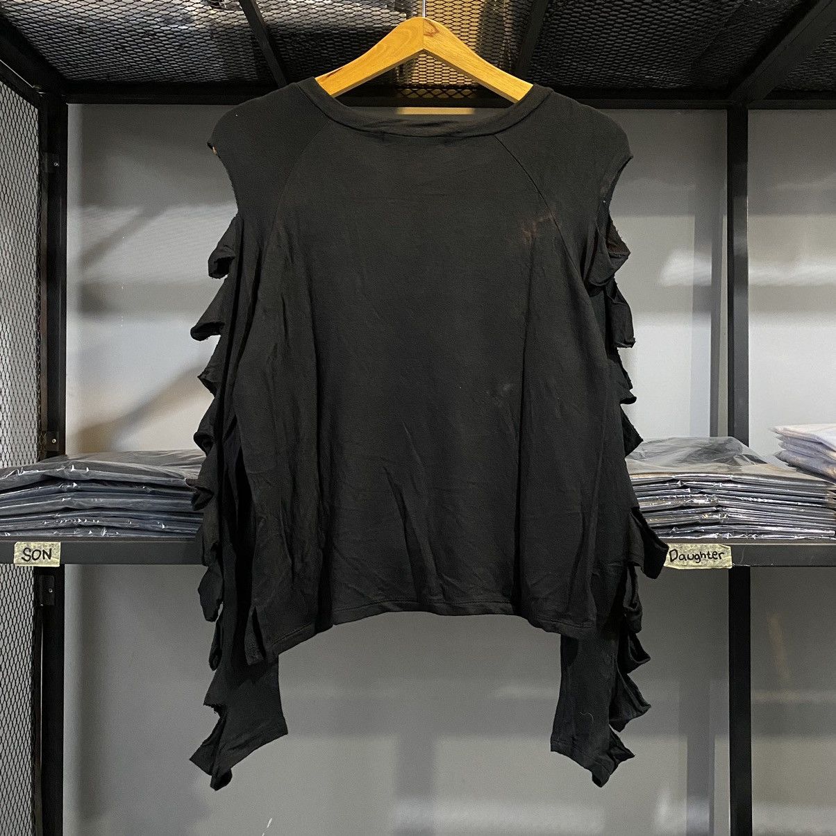 If Six Was Nine × Japanese Brand Japanese Grunge Egoist Stay True Stay Gold Cut Out Sleeve Size M / US 6-8 / IT 42-44 - 14 Thumbnail