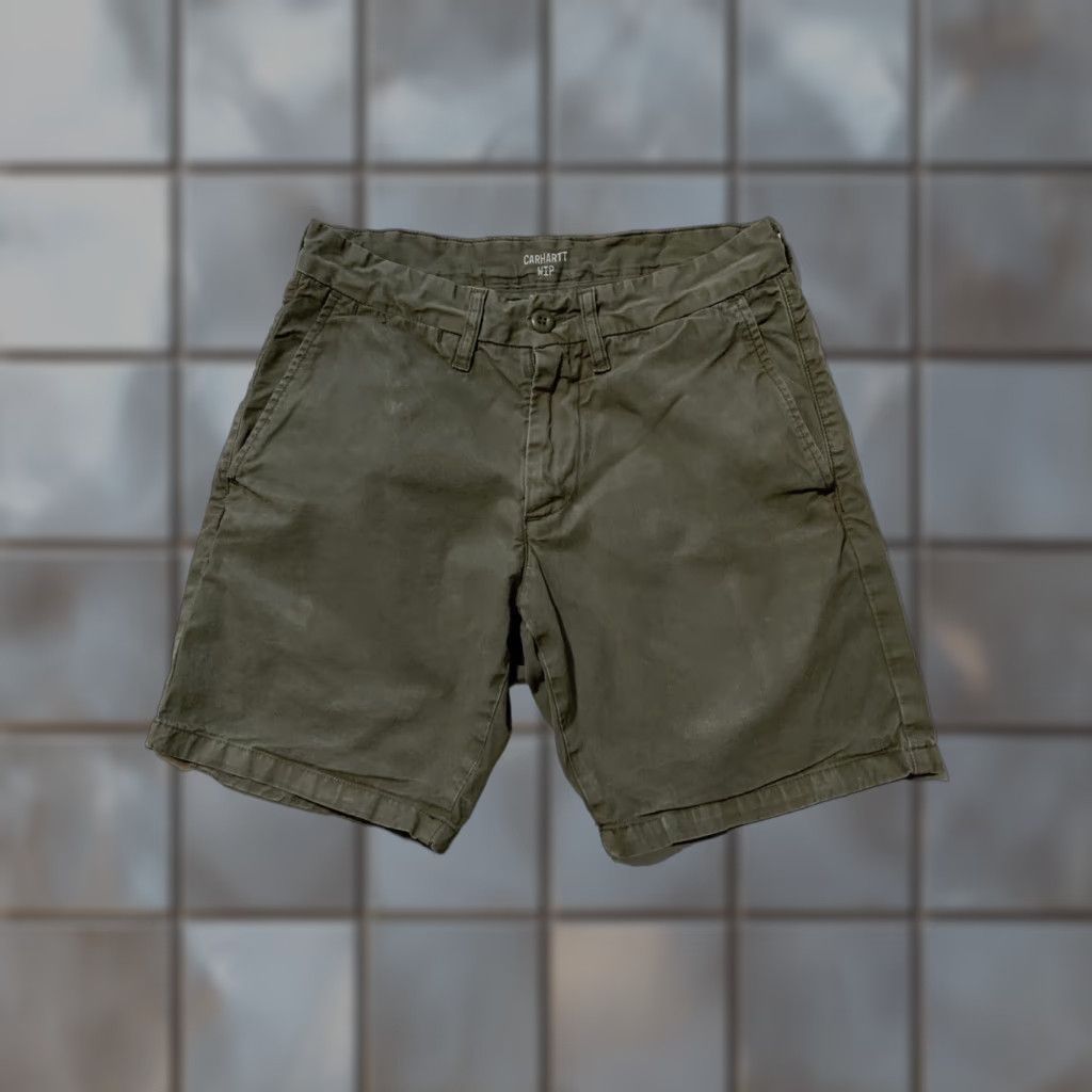 Carhartt Wip Carhartt WIP Work In Progress John Olive Cotton Chino High Cut Shorts Sz. 28 Size US 28 / EU 44 - 1 Thumbnail