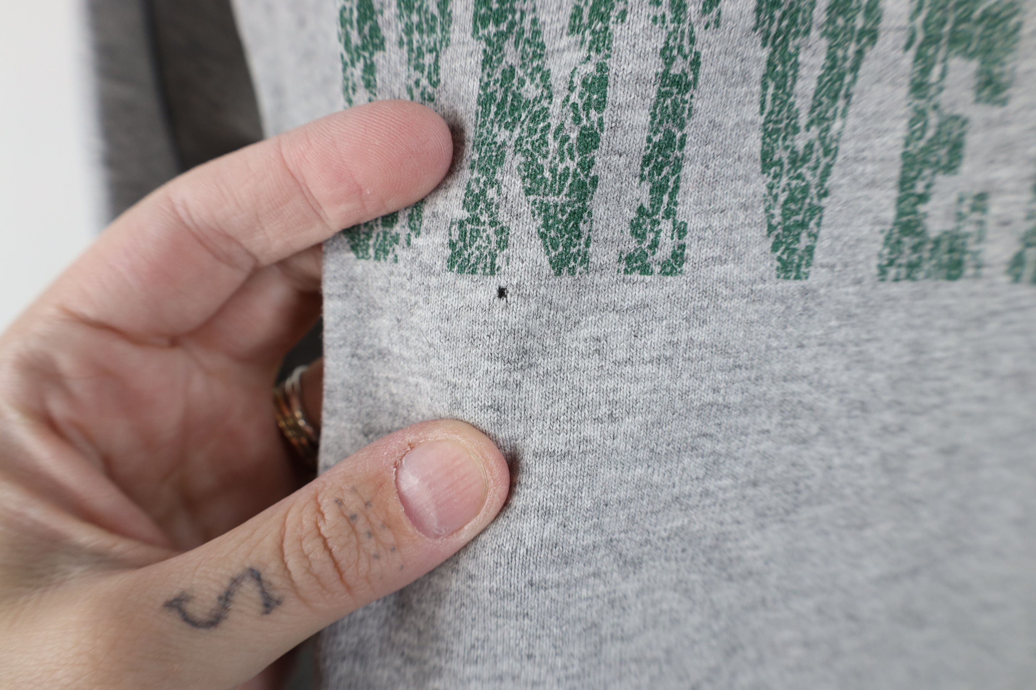 Vintage Vintage 90s Michigan State University Long Sleeve T-Shirt Size US M / EU 48-50 / 2 - 5 Thumbnail